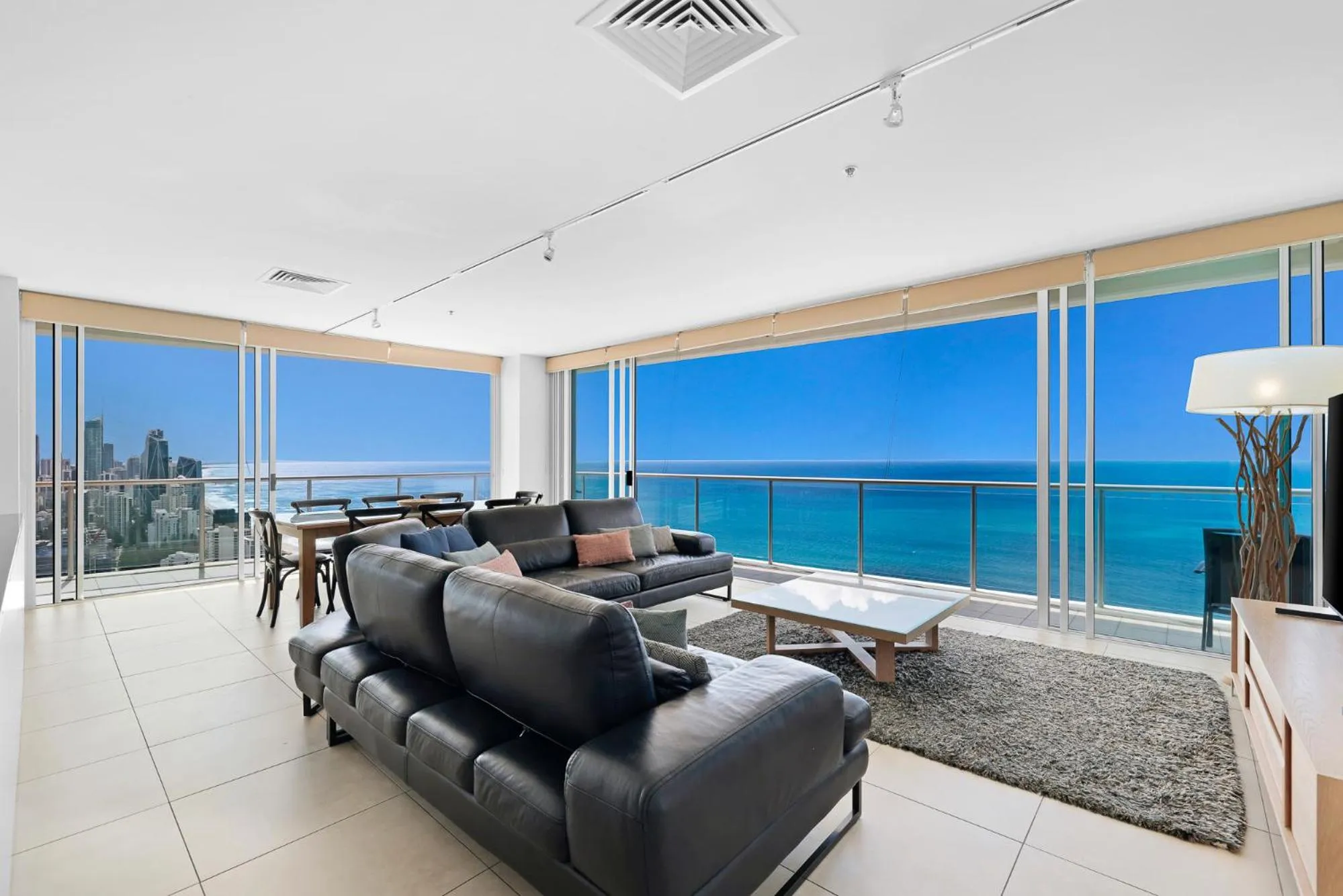 Living room in ULTIQA Air On Broadbeach
