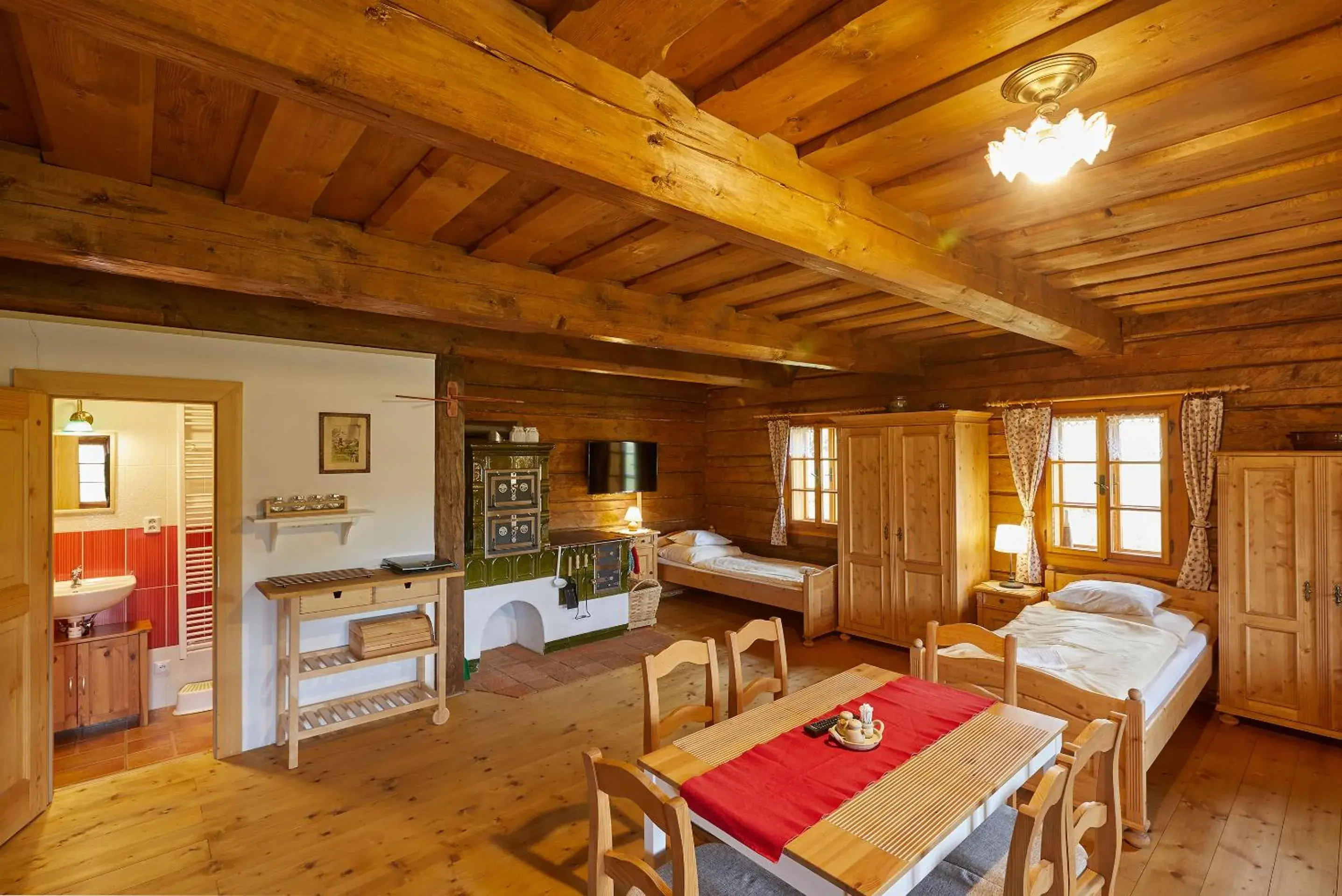 Deluxe Family Suite in Volarská roubenka Deluxe Family Suite in Volarská roubenka