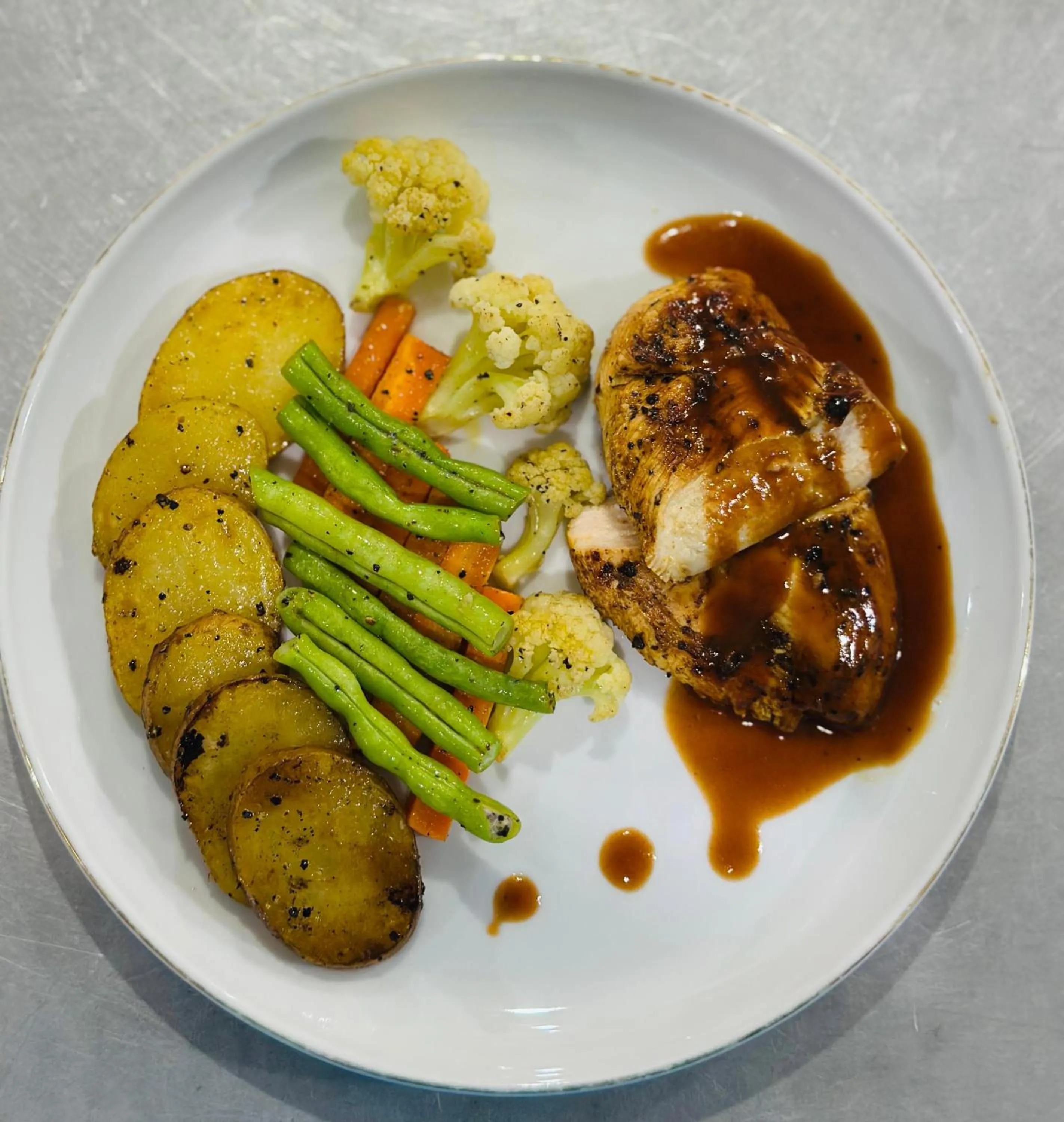 Food close-up in Suite Lanka