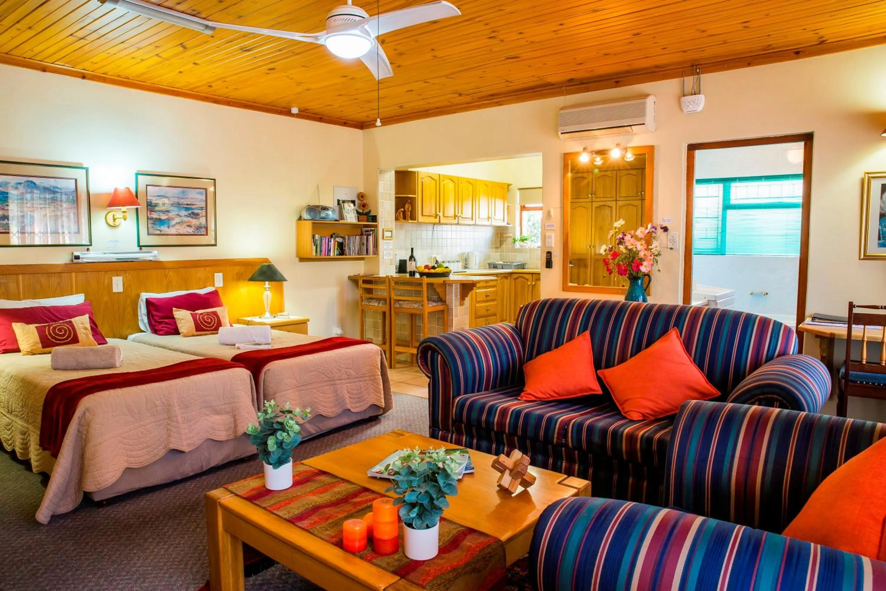 Living room in Eikepark Self Catering