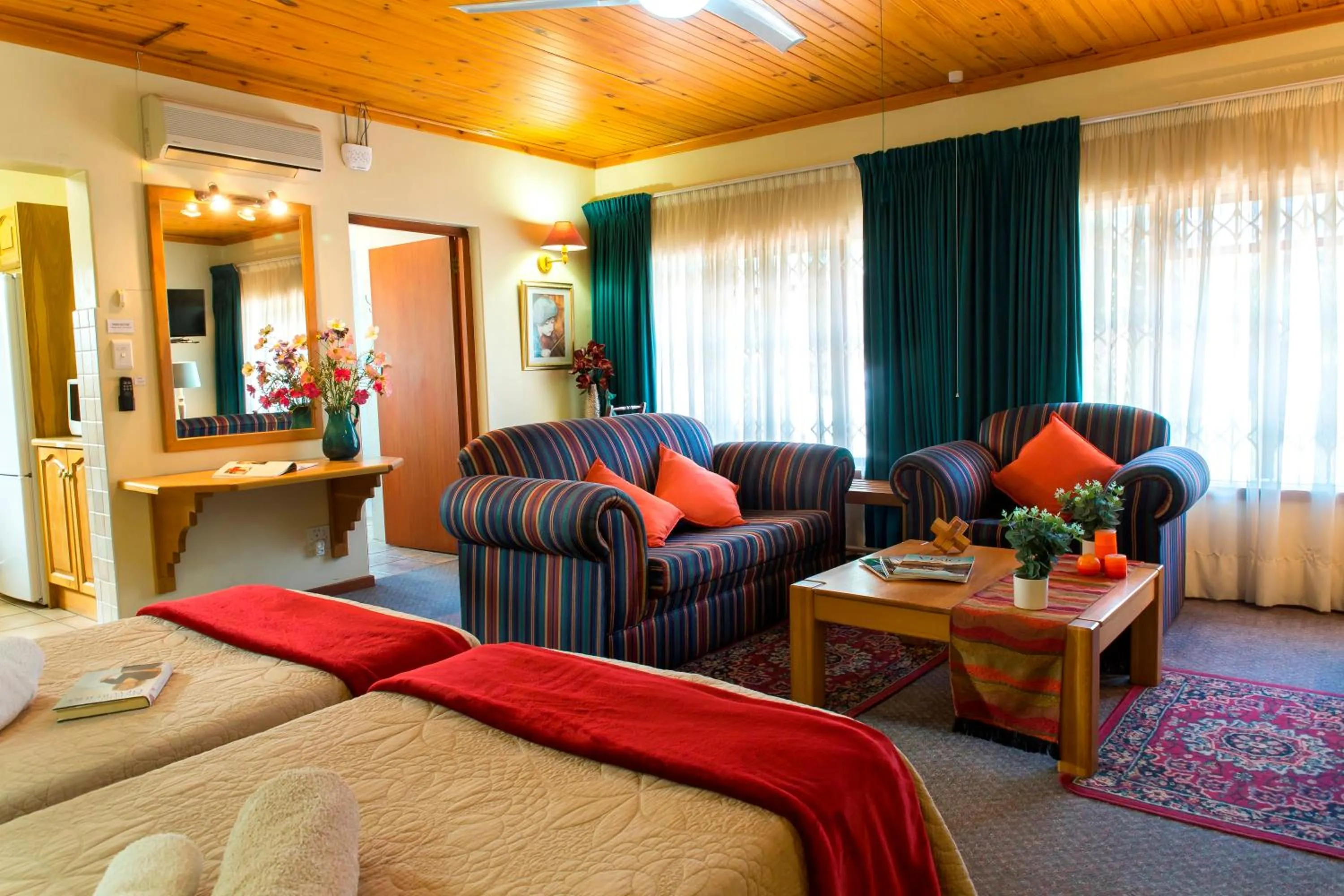 Living room in Eikepark Self Catering