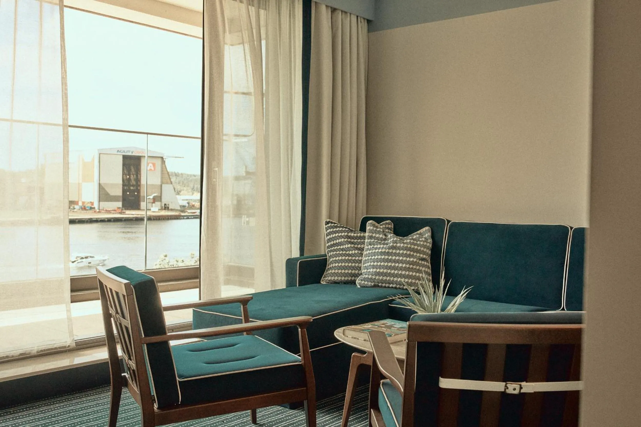 Seating area in Hotel Klubben