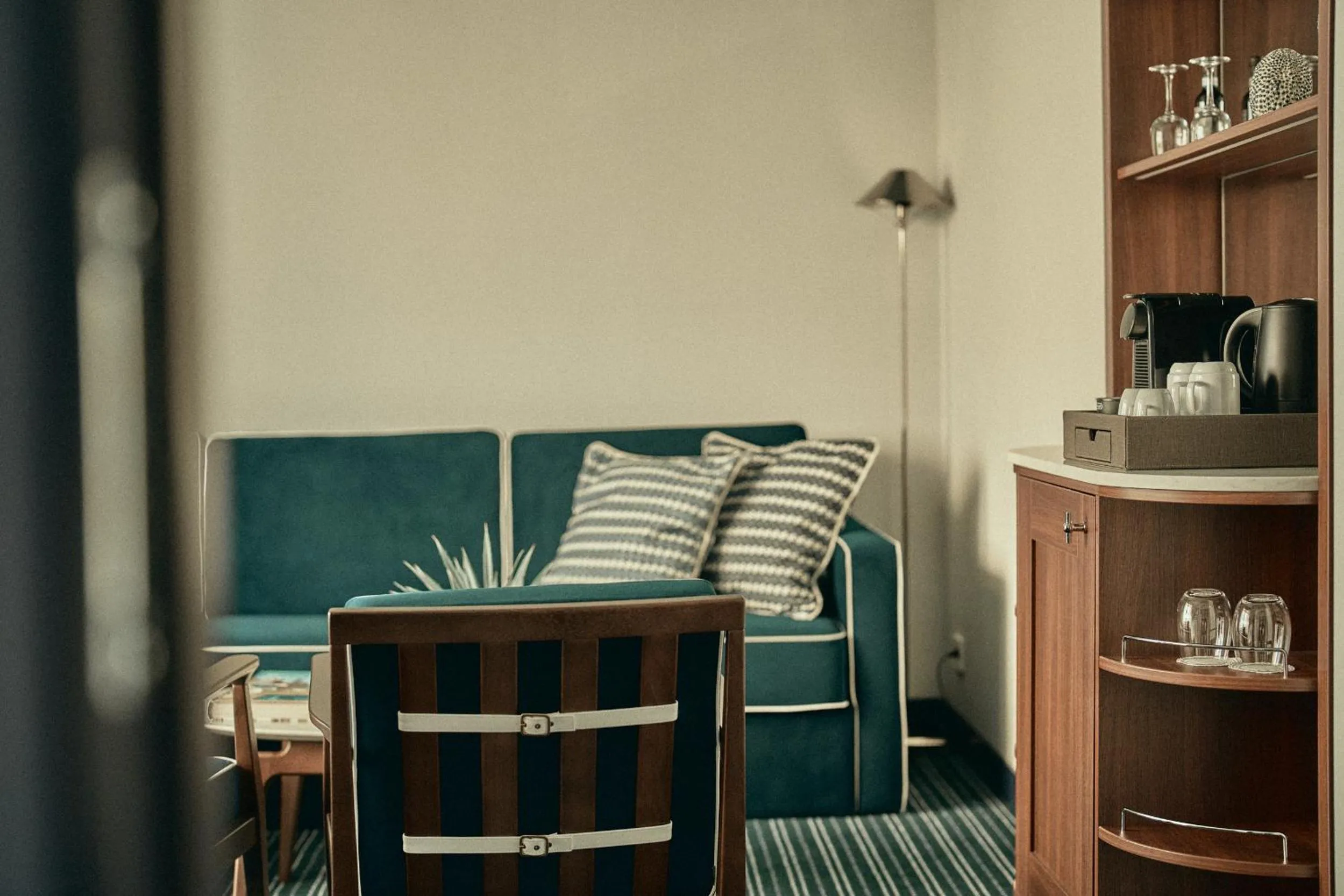 Seating area in Hotel Klubben