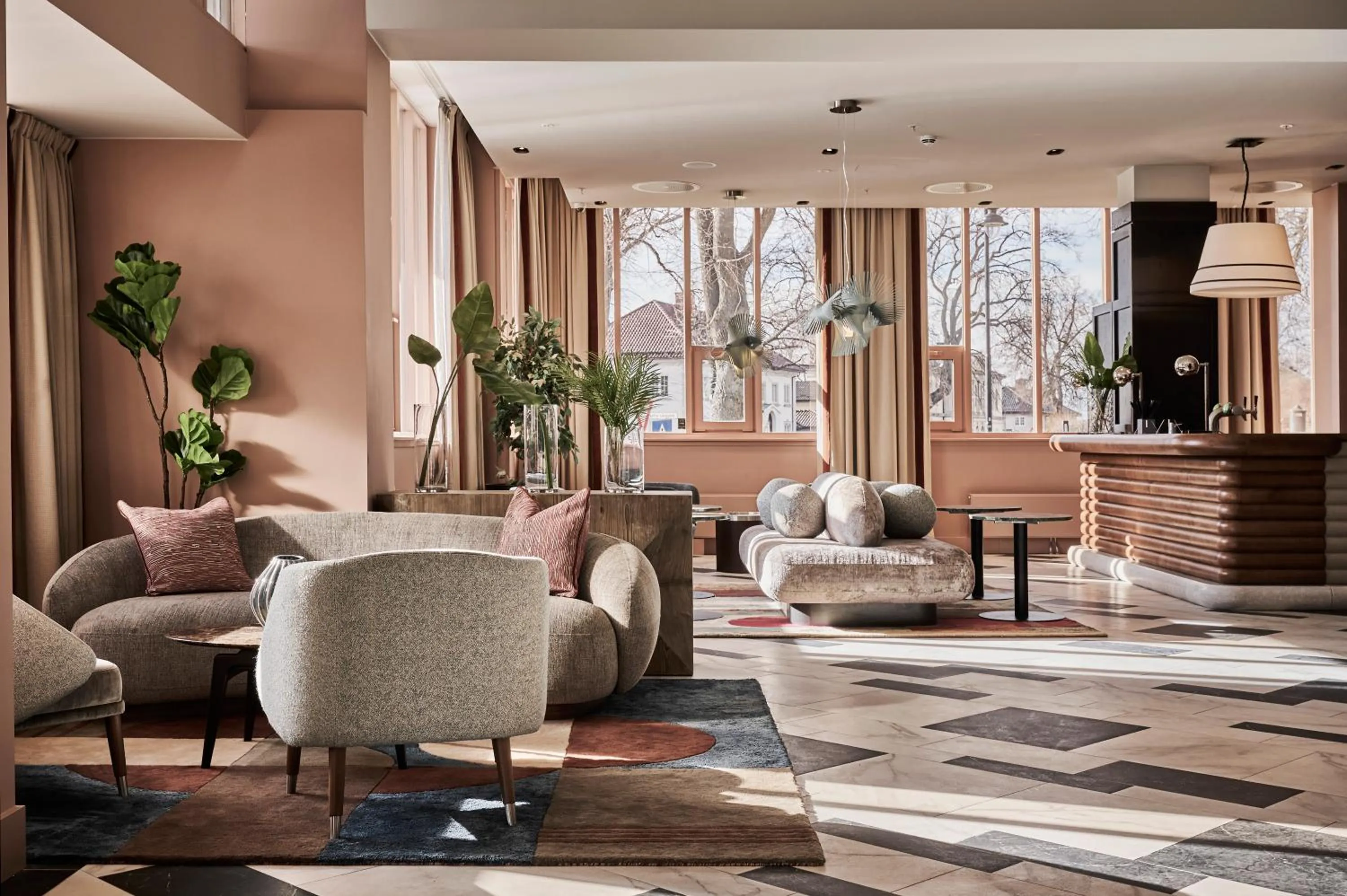 Lobby or reception in Hotel Klubben