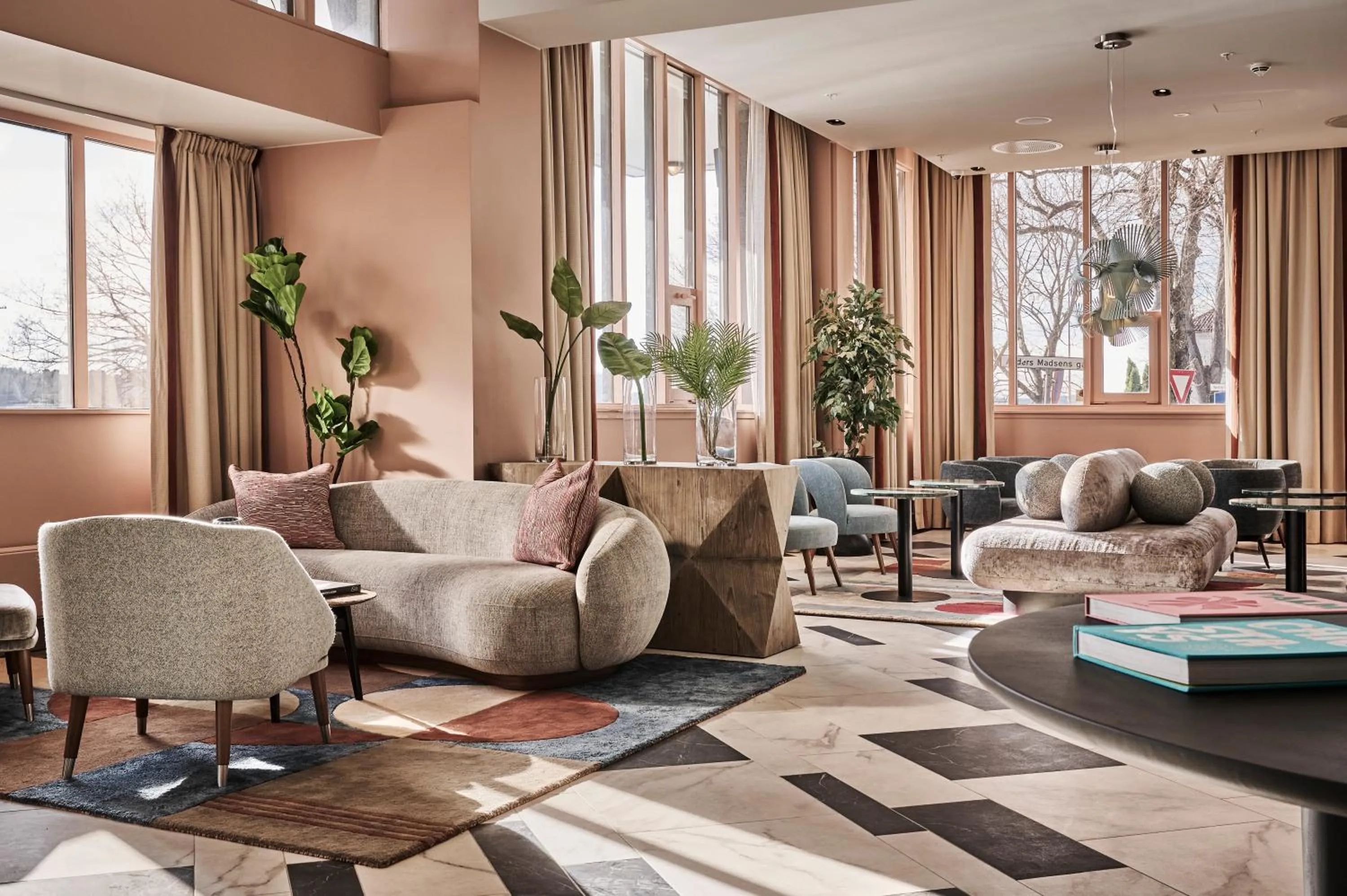 Lobby or reception in Hotel Klubben