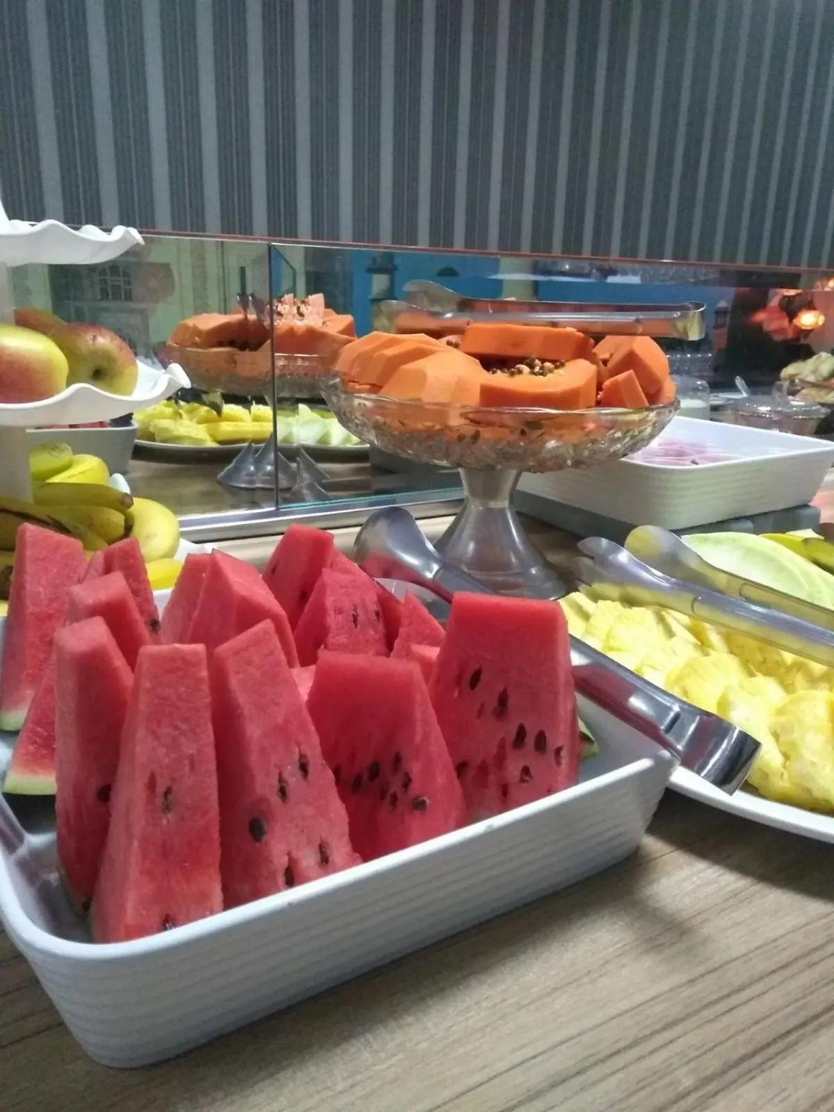 Buffet breakfast in Passer Hotel