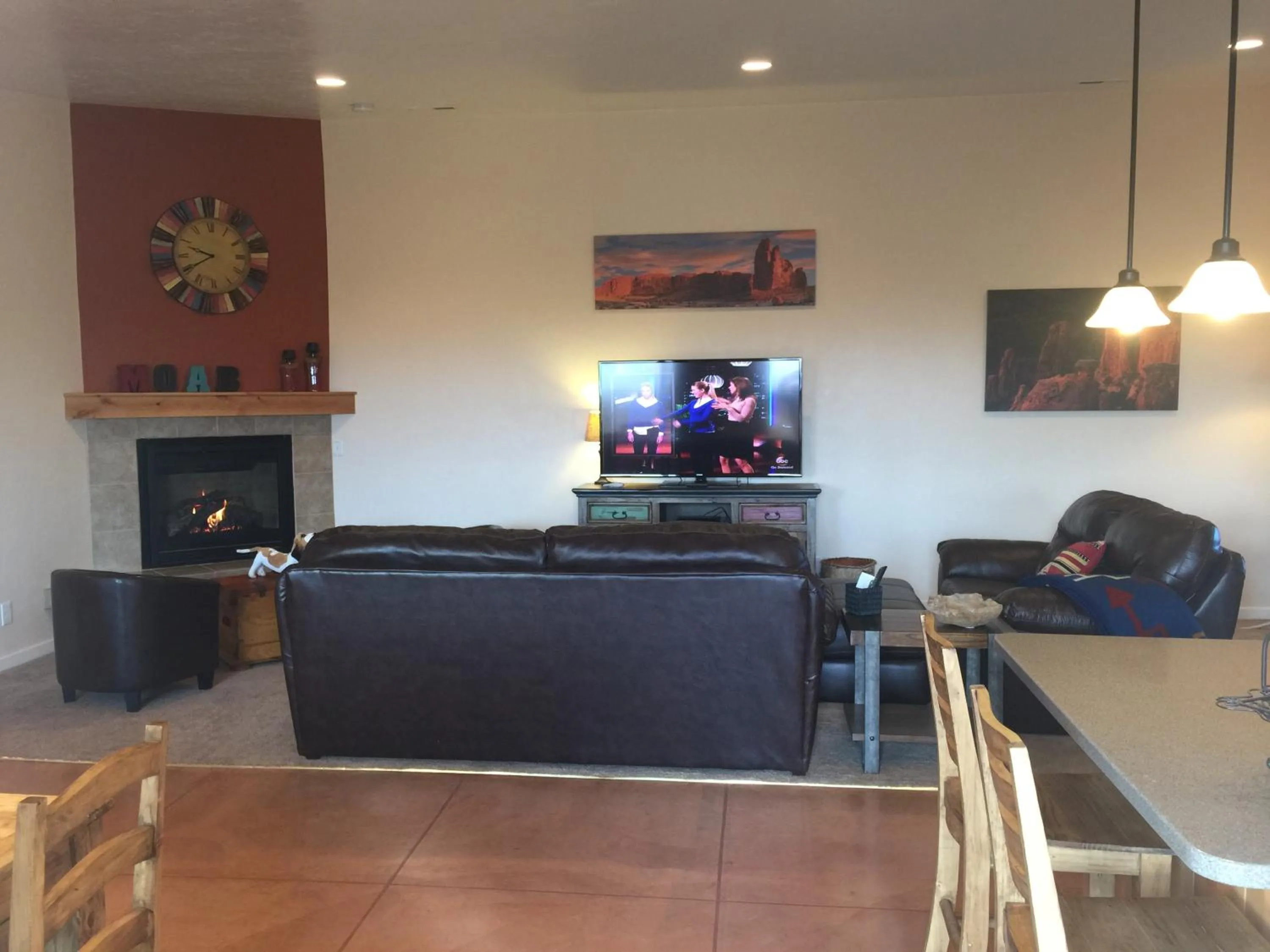 Living room in Oleander Place