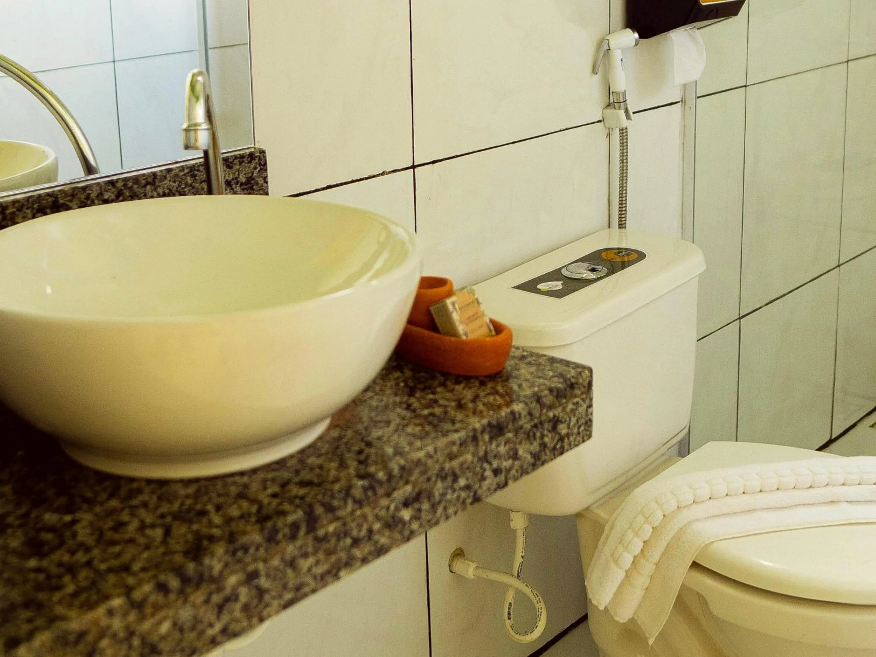 Bathroom in Muda Hotel