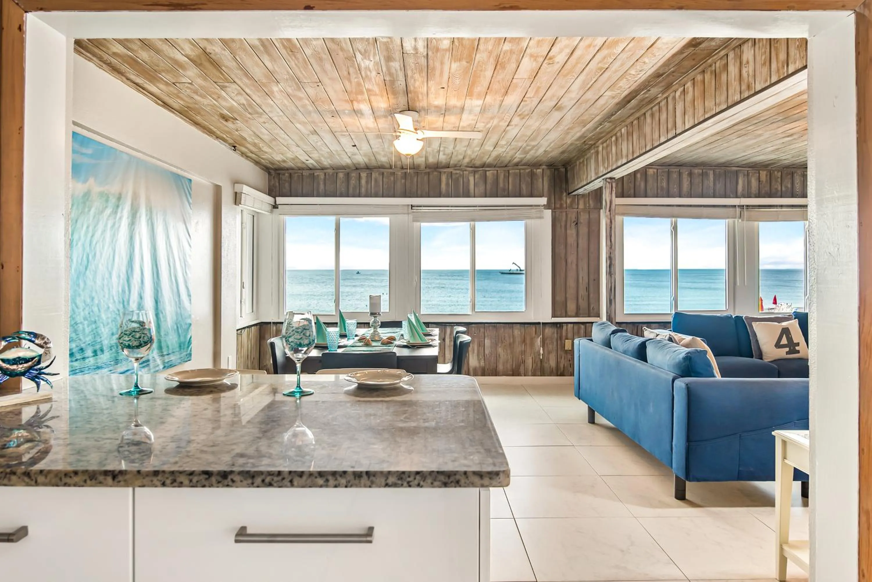 Dining area in Island House