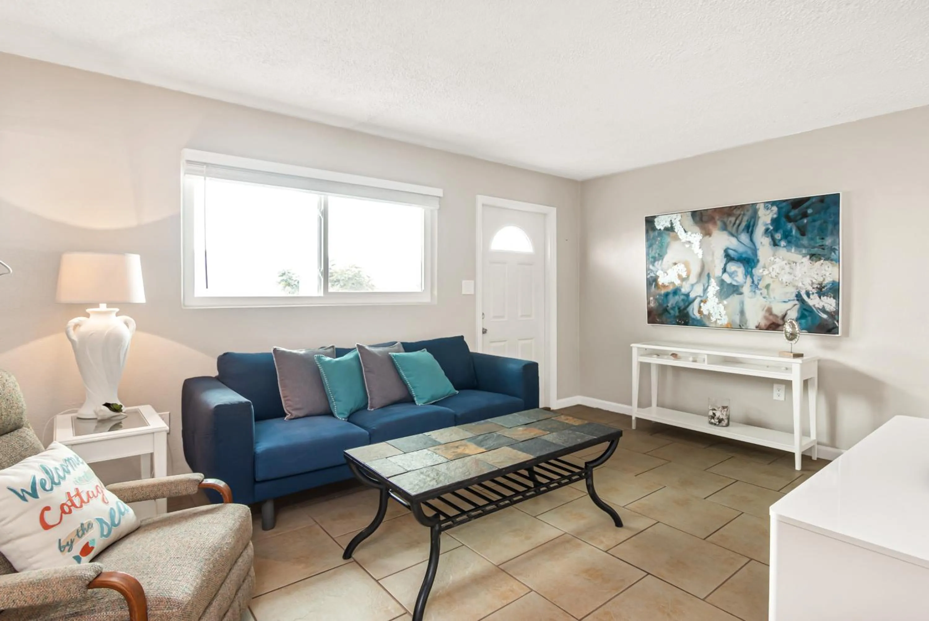 Living room in Island House