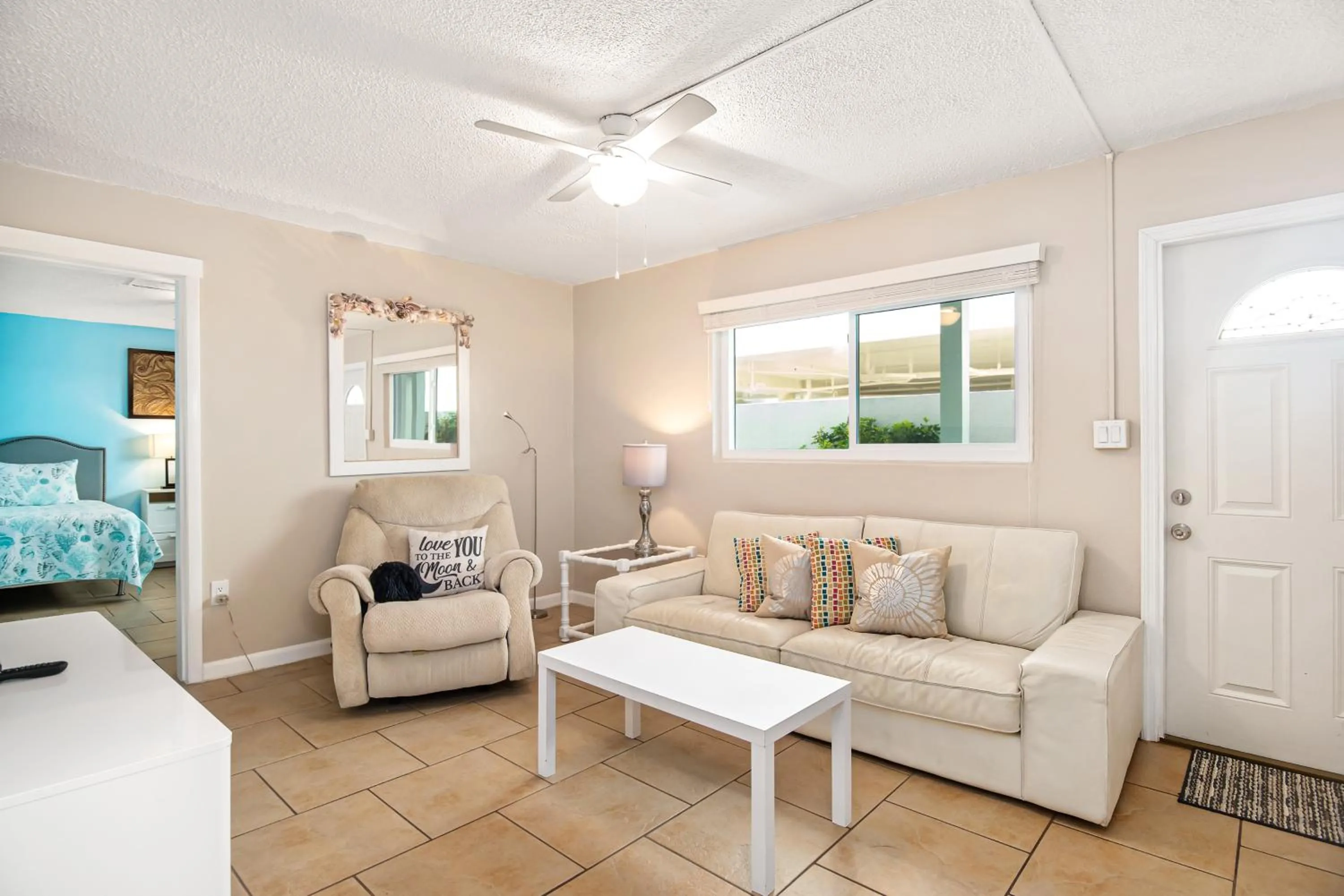 Living room in Island House