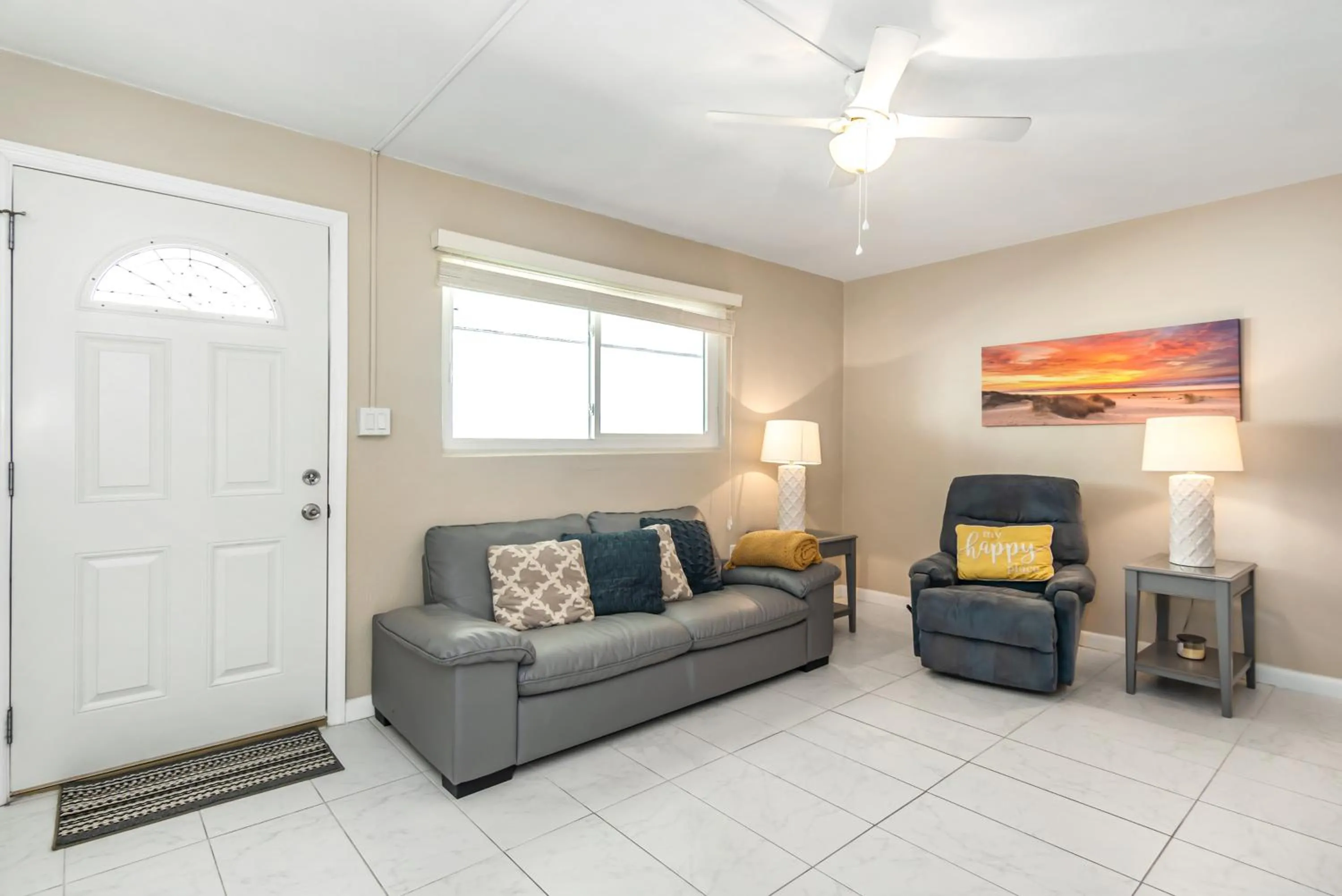 Living room in Island House