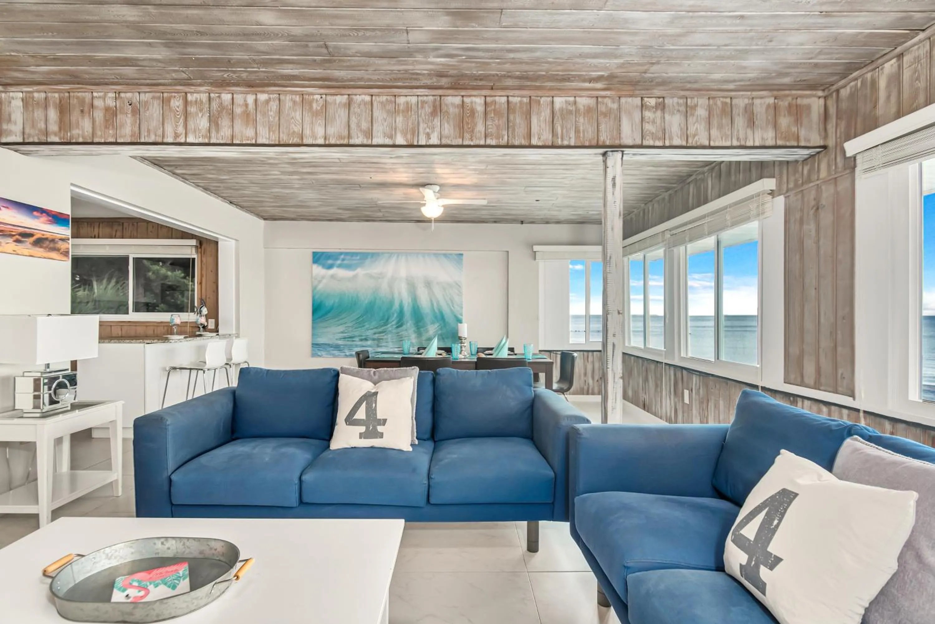 Living room in Island House