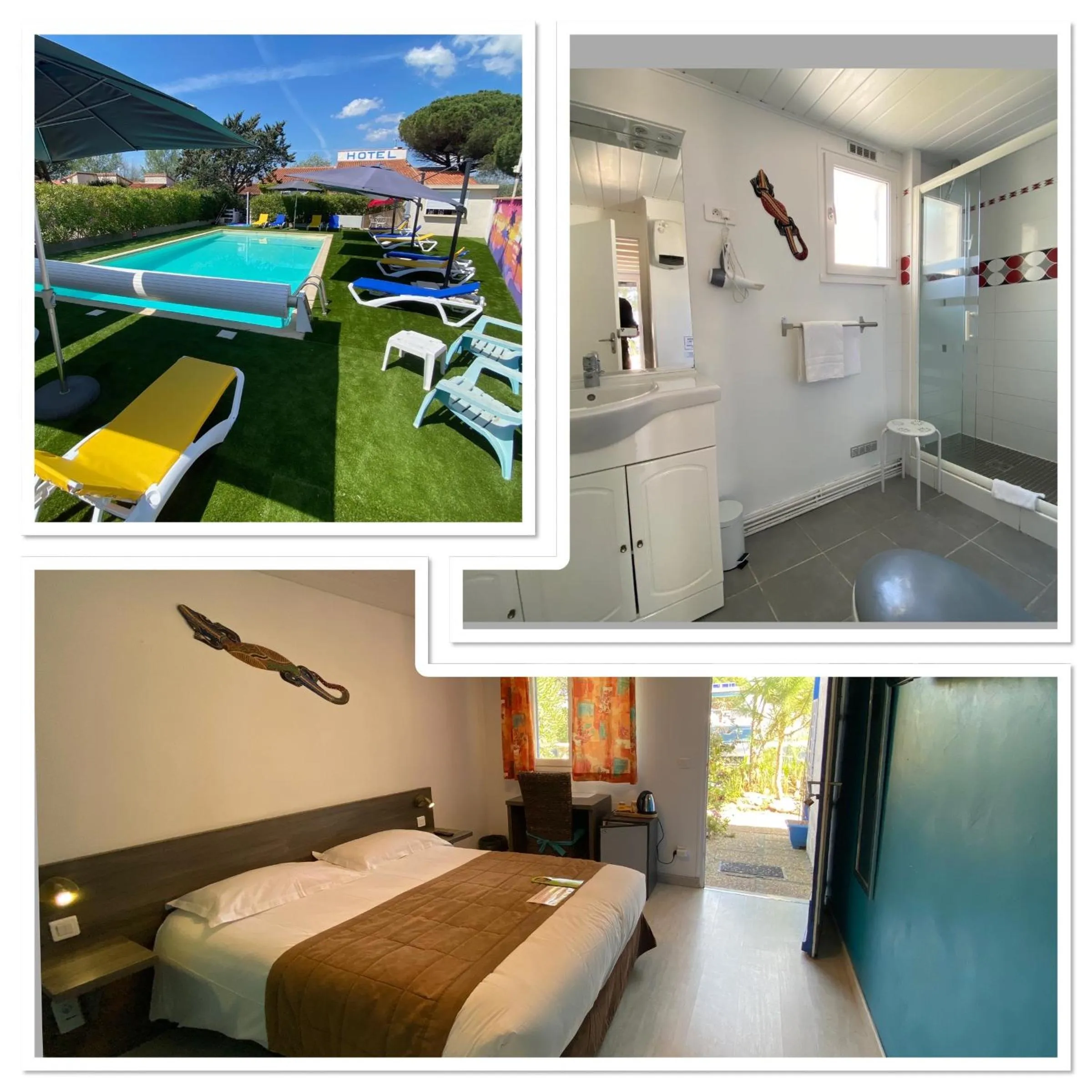 Neighbourhood in Hotel Des 4 Vents "Esprit Camargue" Parking Privé securisé