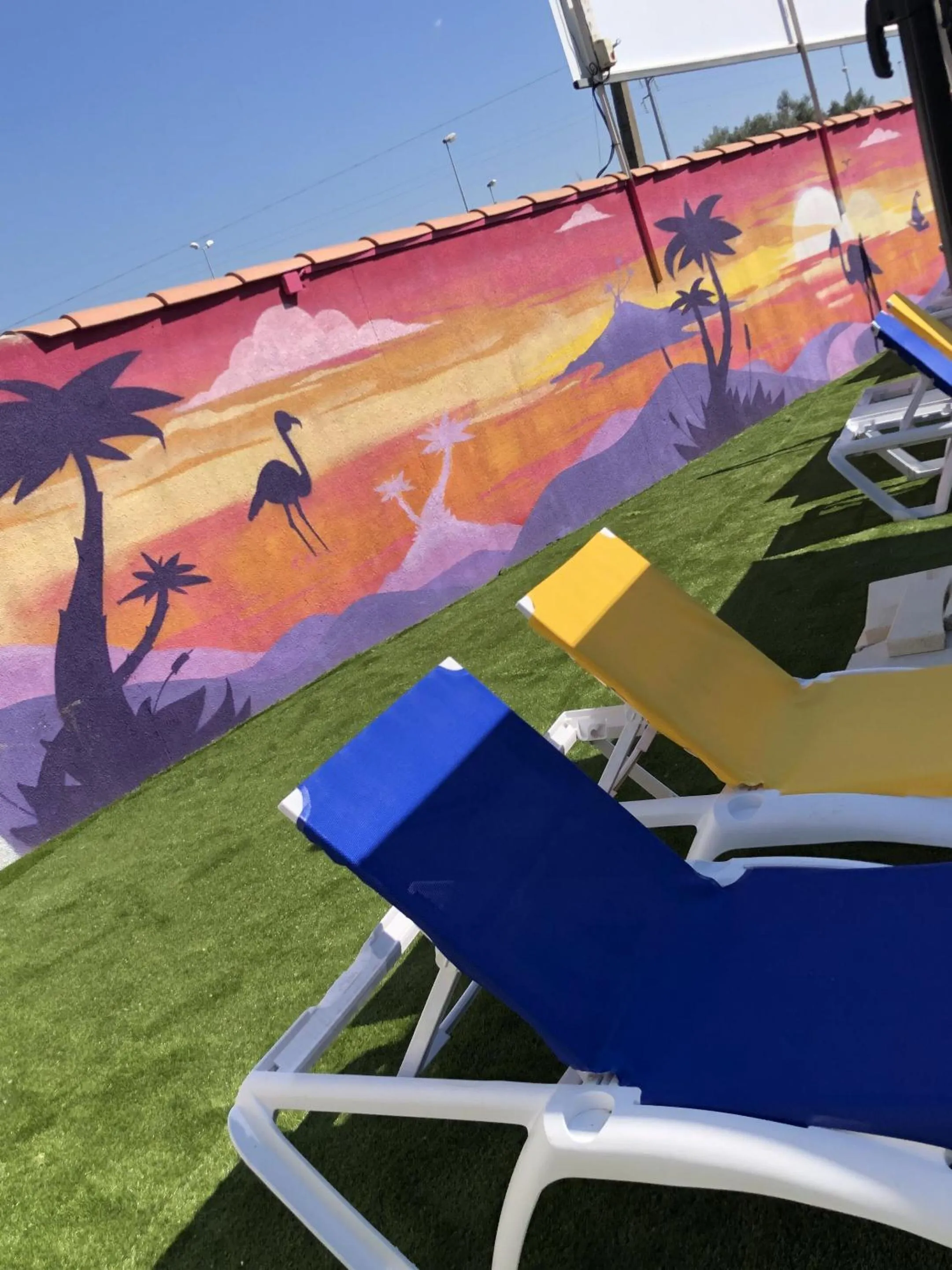 Pool view in Hotel Des 4 Vents "Esprit Camargue" Parking Privé securisé