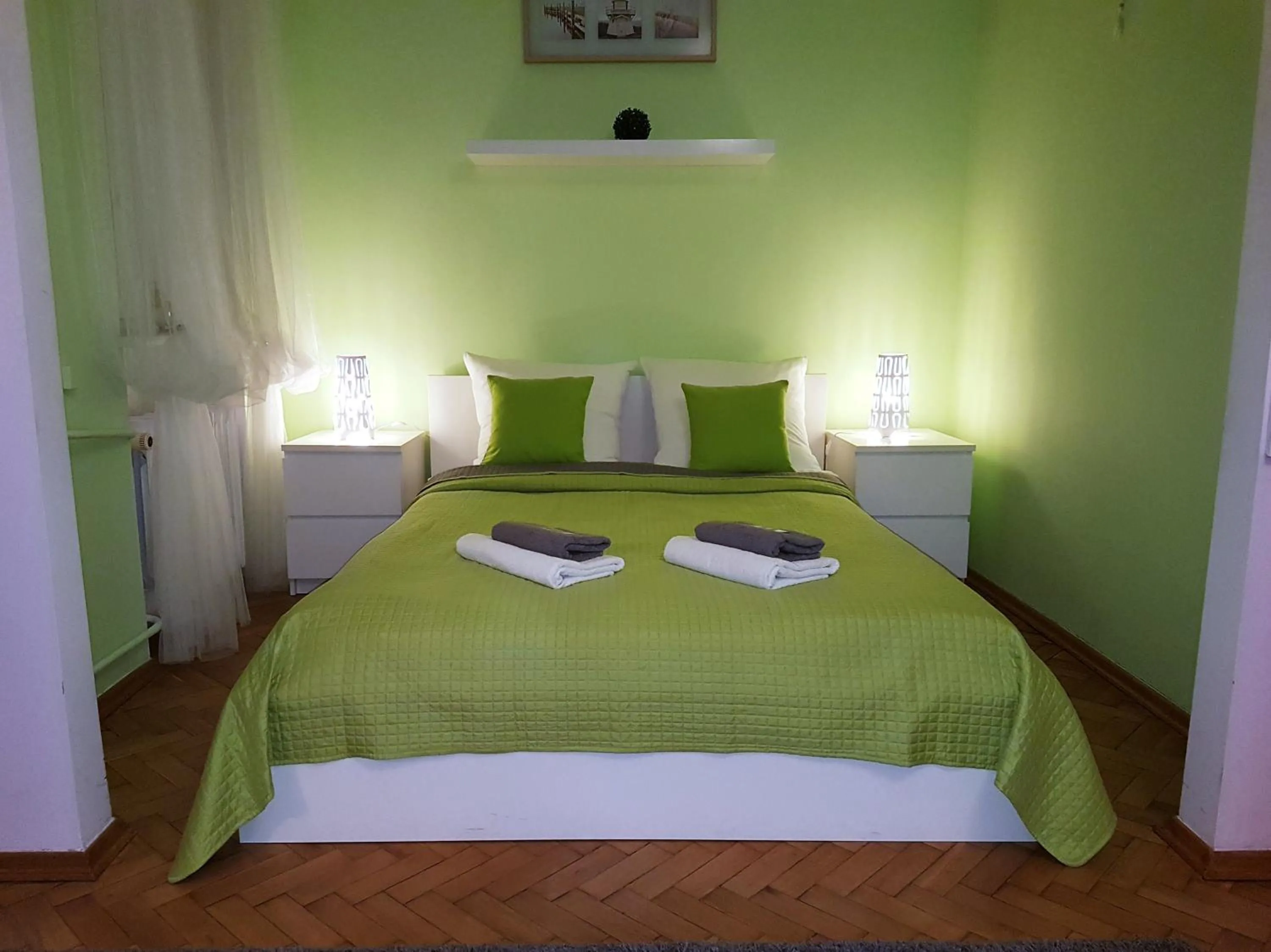 Bedroom, Bed in A.G - Apartamenty Warsaw Center