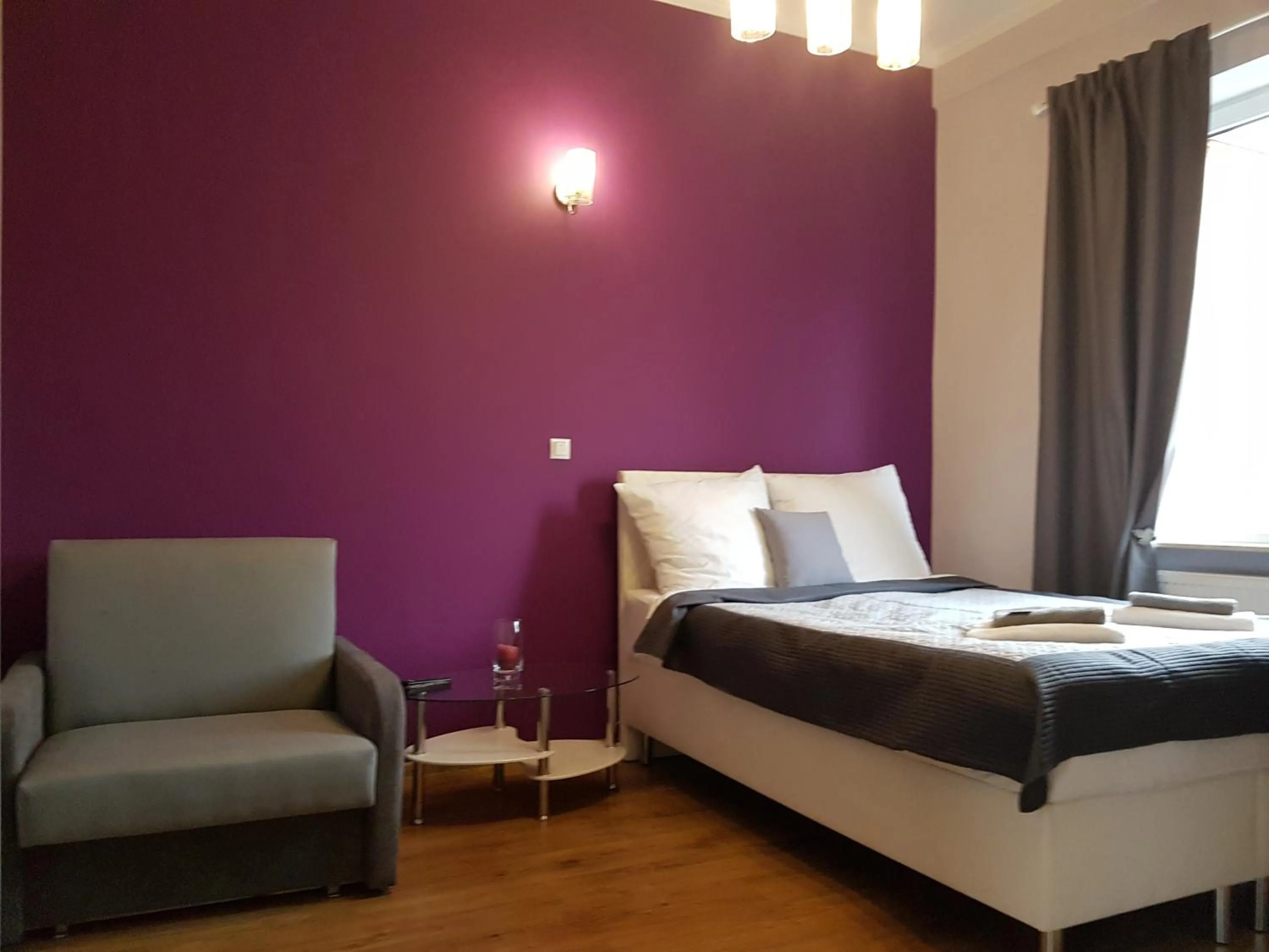 Bedroom, Bed in A.G - Apartamenty Warsaw Center
