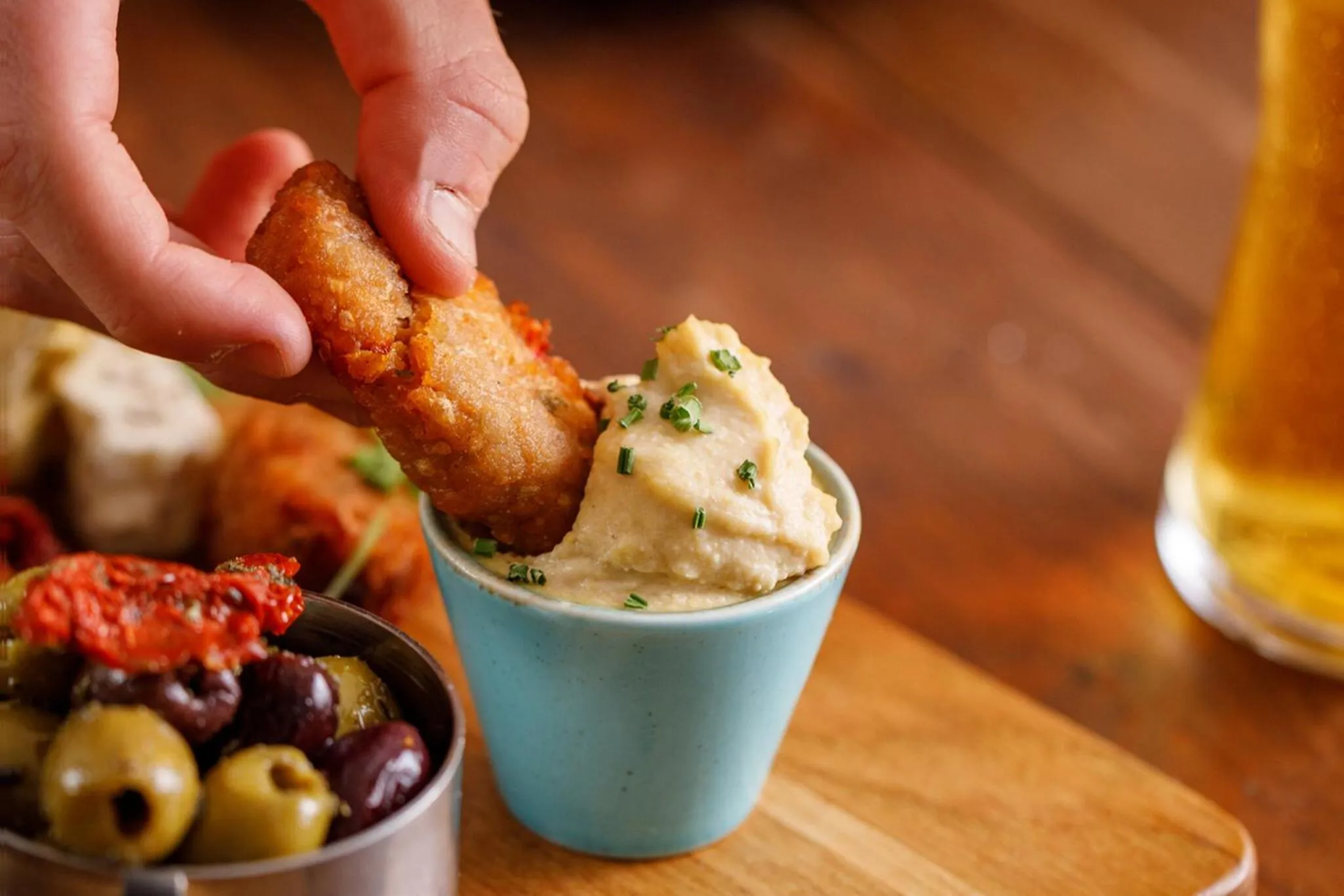 Food close-up in The Dewdrop Inn