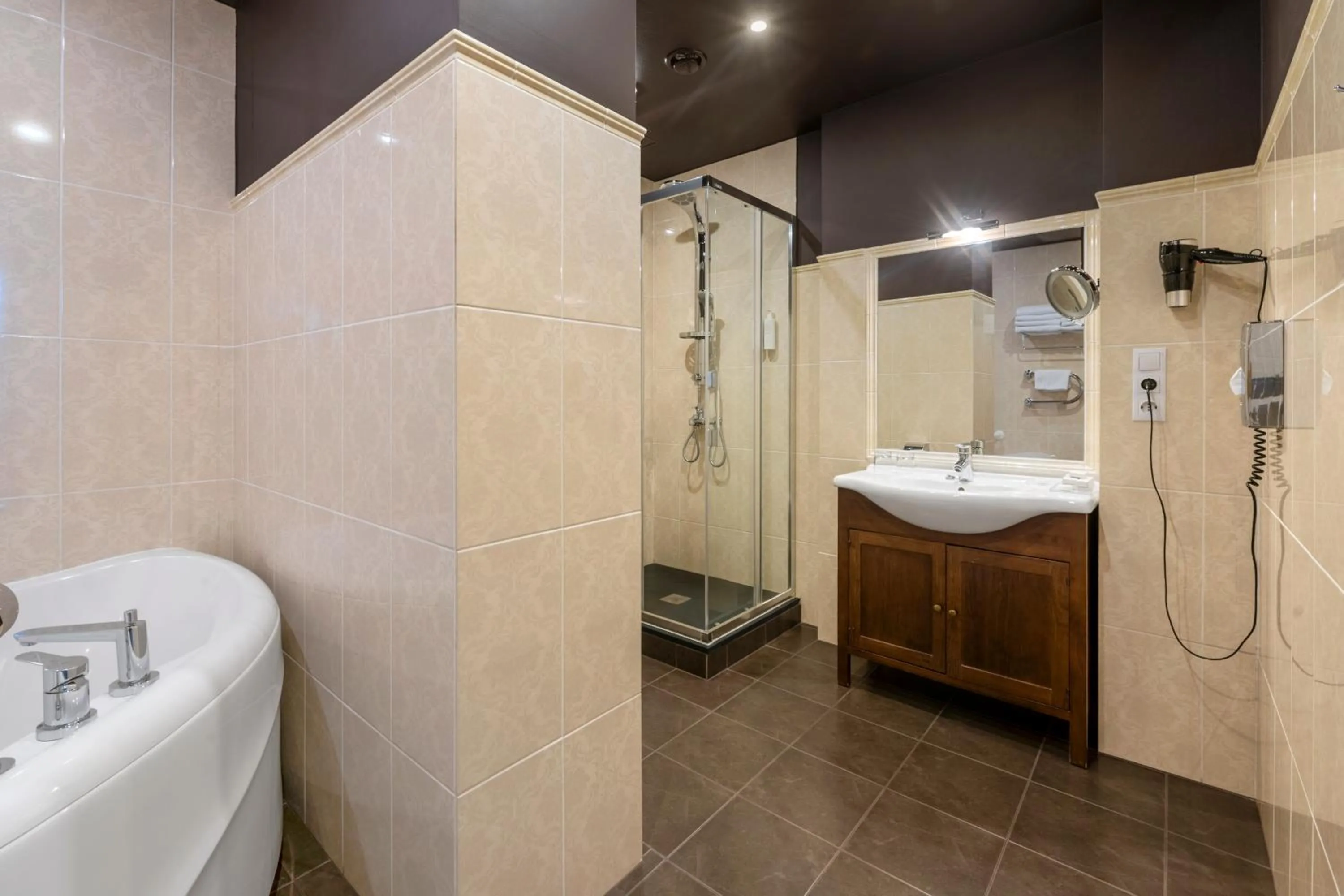 Shower in Hotel Jelgava