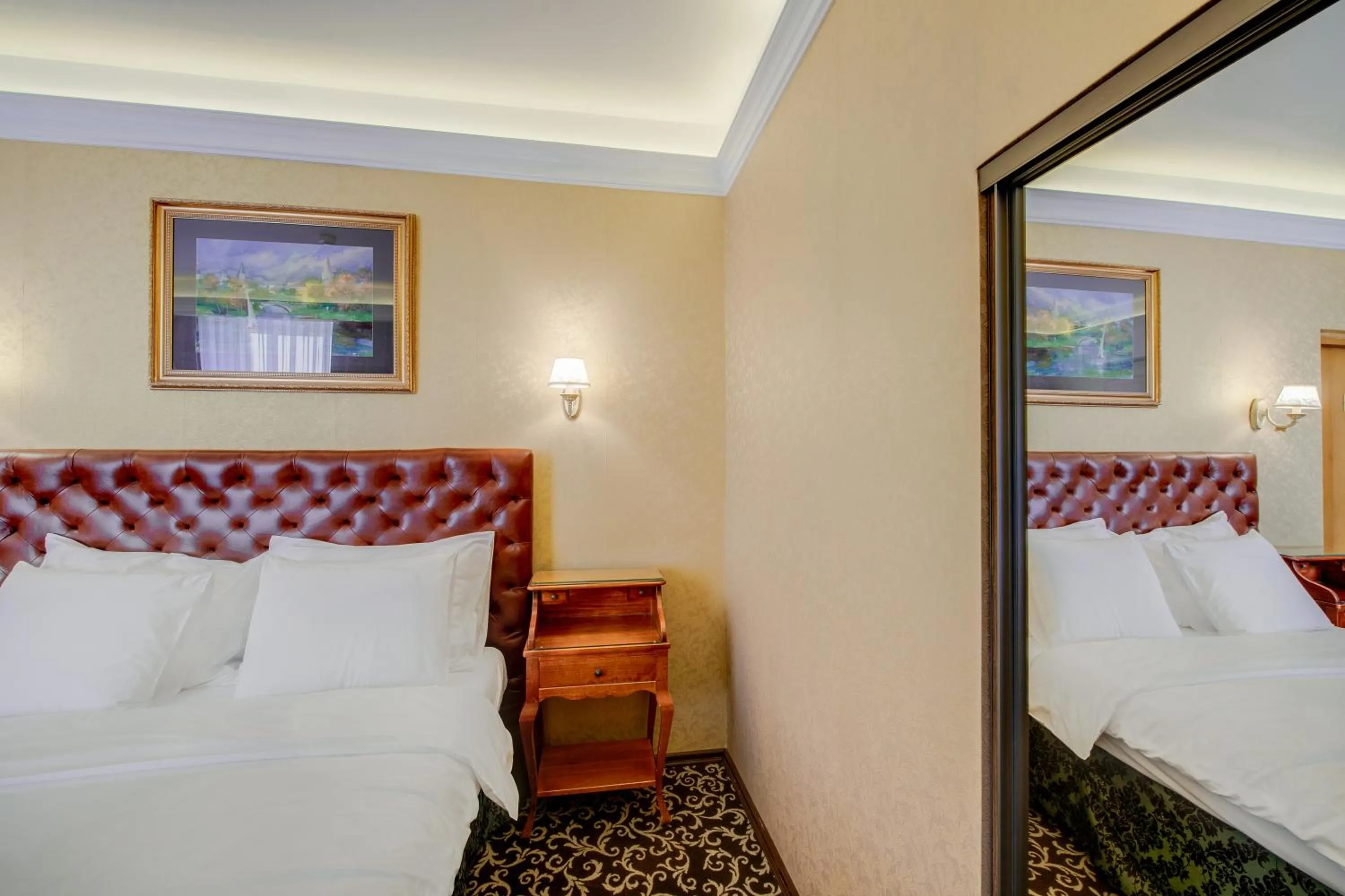 Bed in Hotel Jelgava