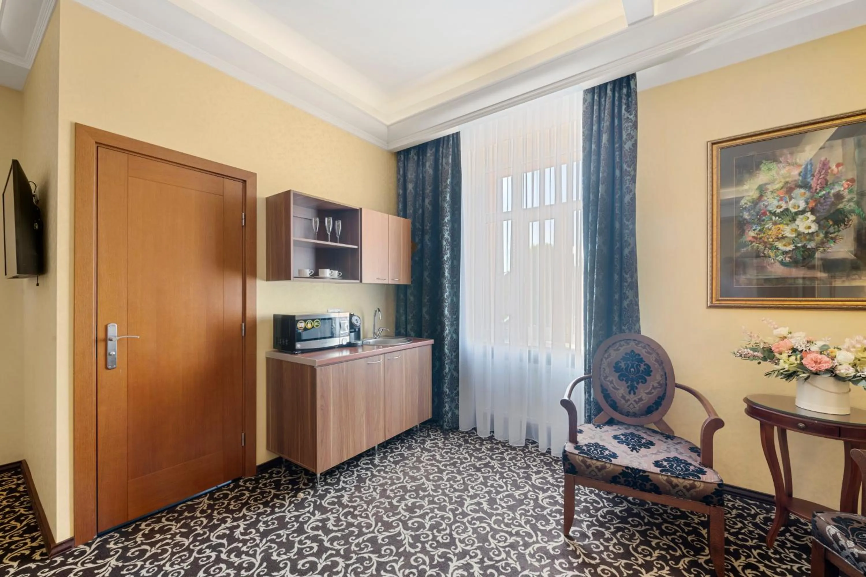 kitchen in Hotel Jelgava