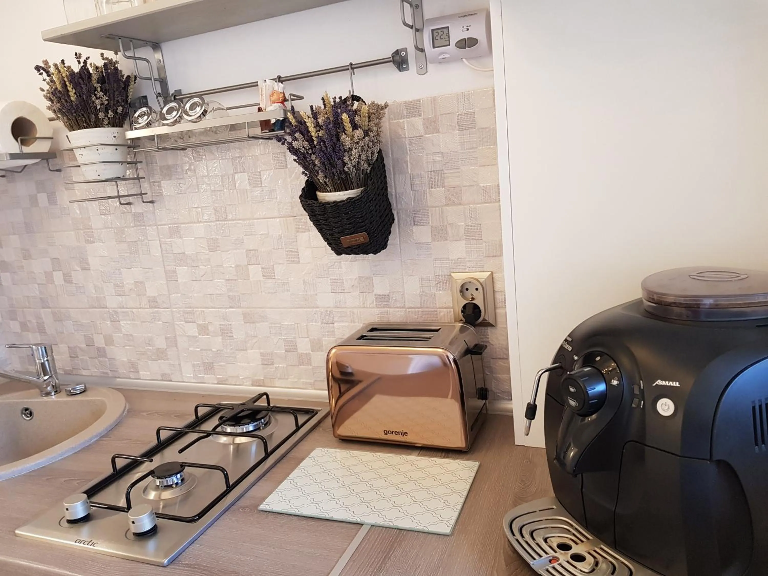 Kitchen or kitchenette in Alfa Studio