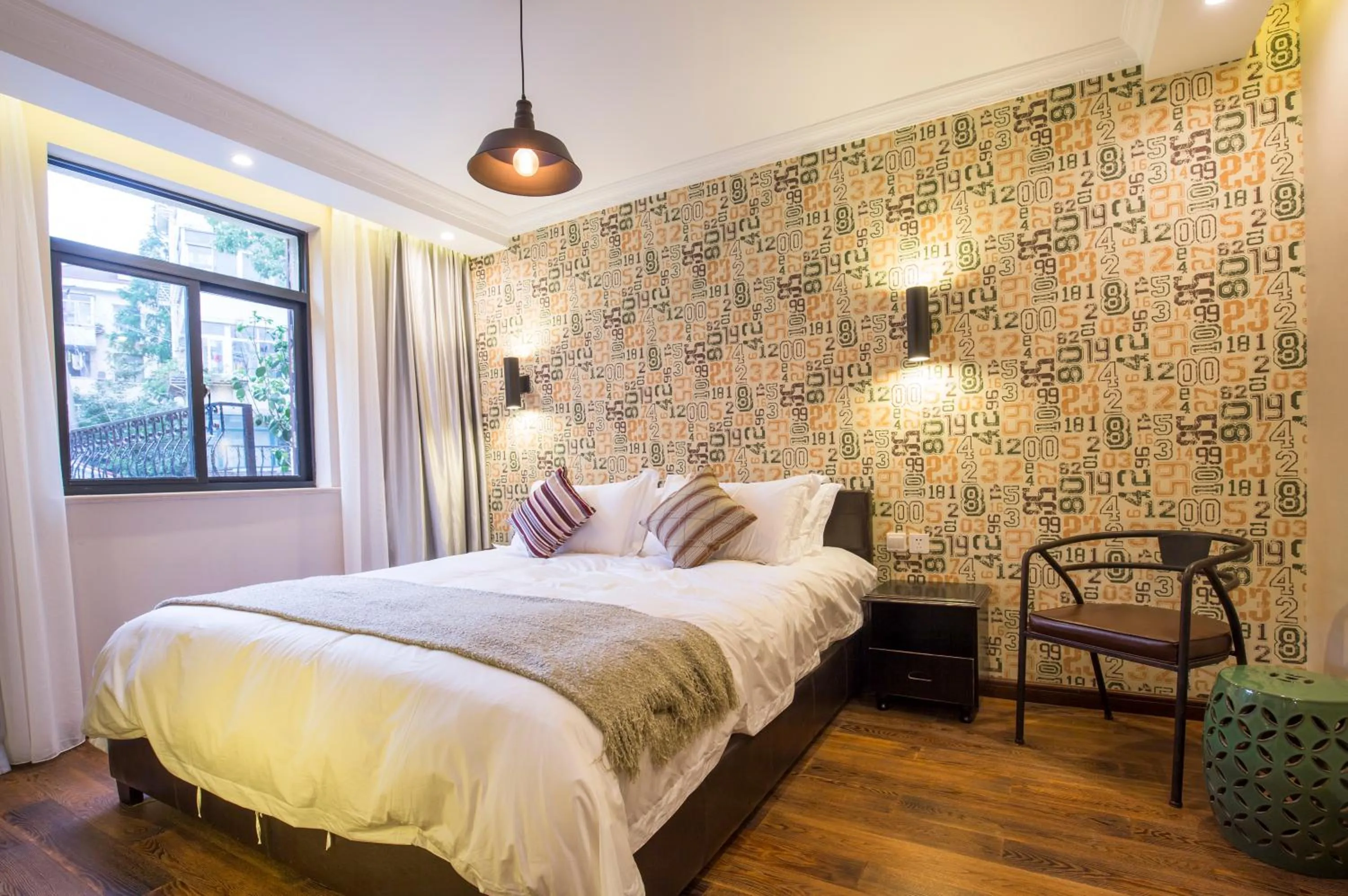 Bed in Soho Garden Hotel (Shanghai Huaihai Rd. Flagship)