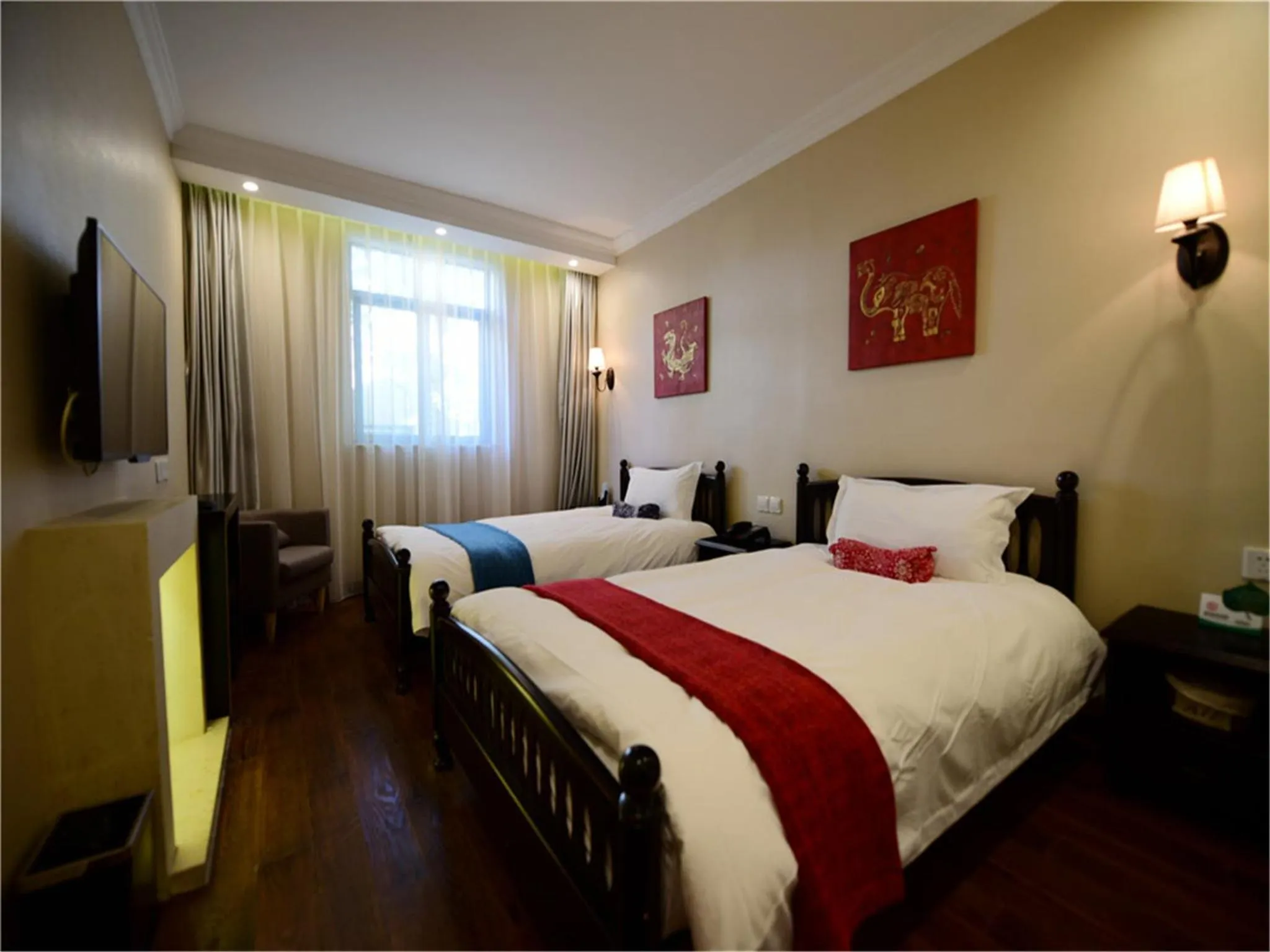 Bed in Soho Garden Hotel (Shanghai Huaihai Rd. Flagship)