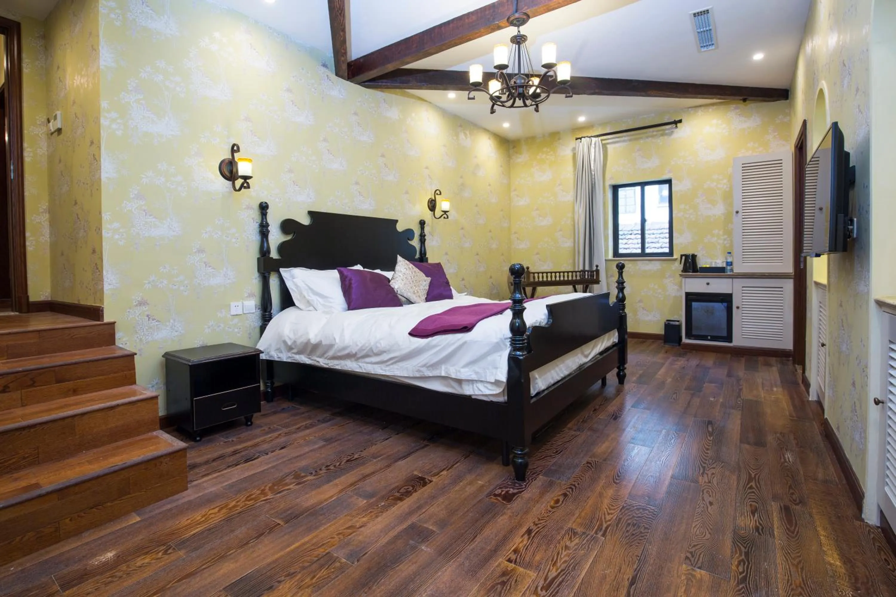 Bed in Soho Garden Hotel (Shanghai Huaihai Rd. Flagship)