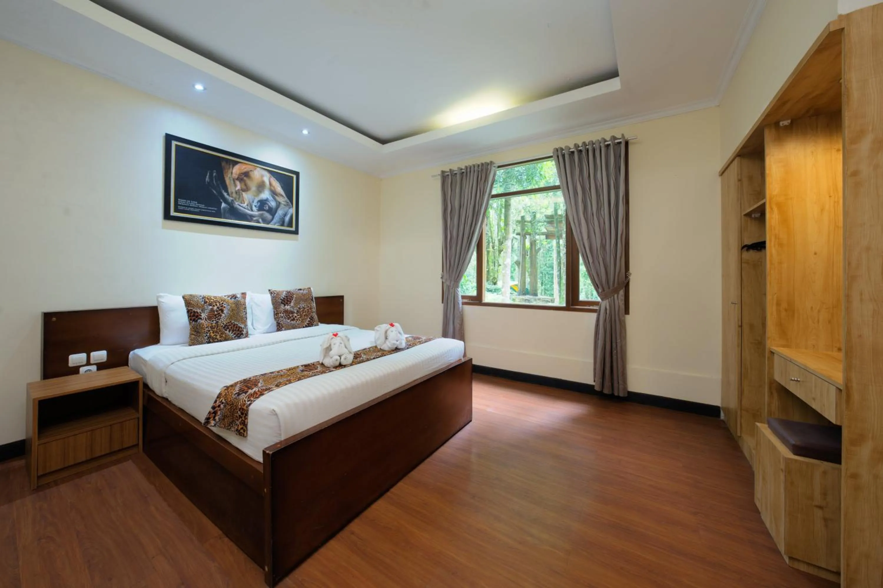 Bed in Safari Resort