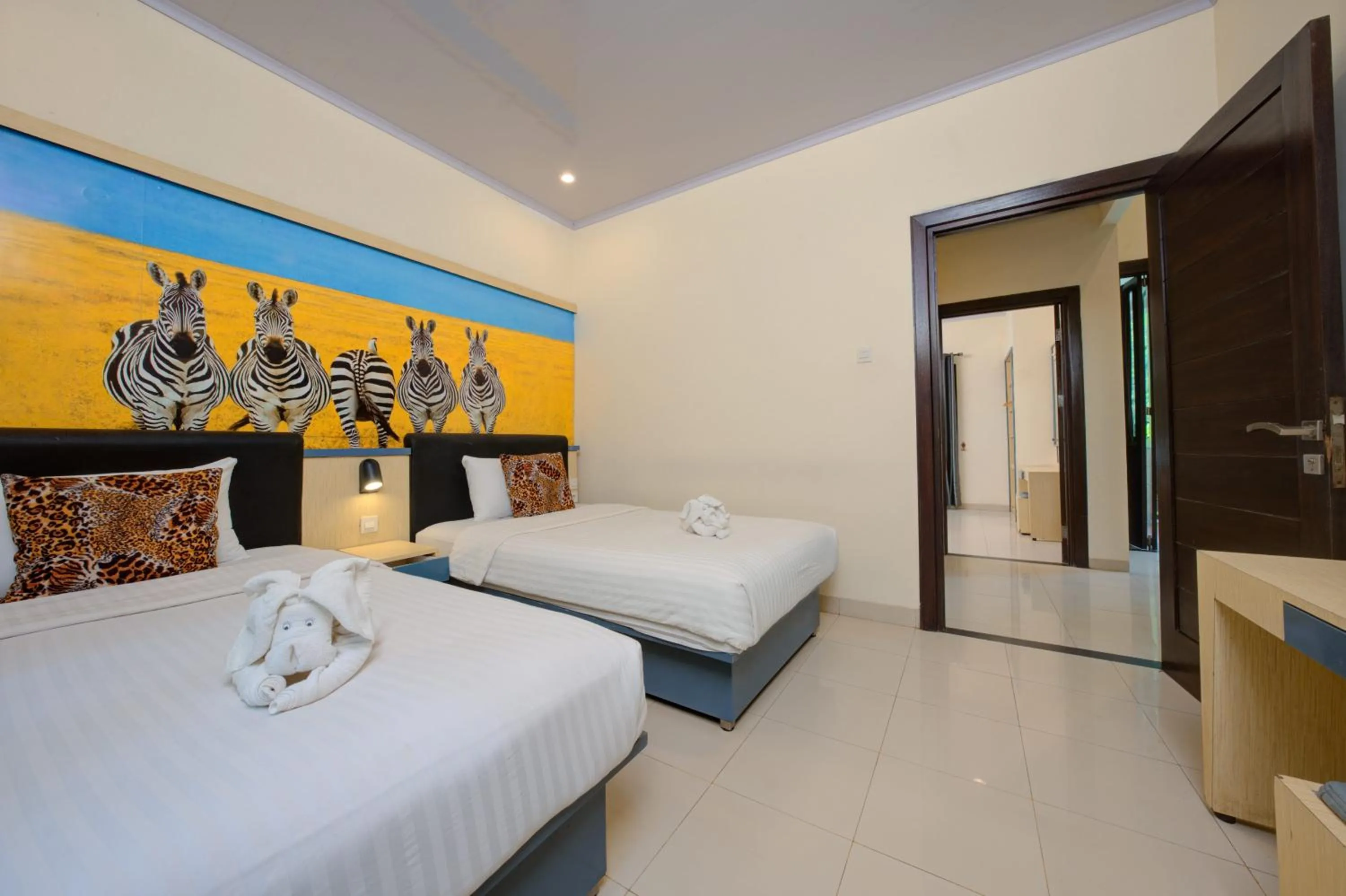 Bed in Safari Resort