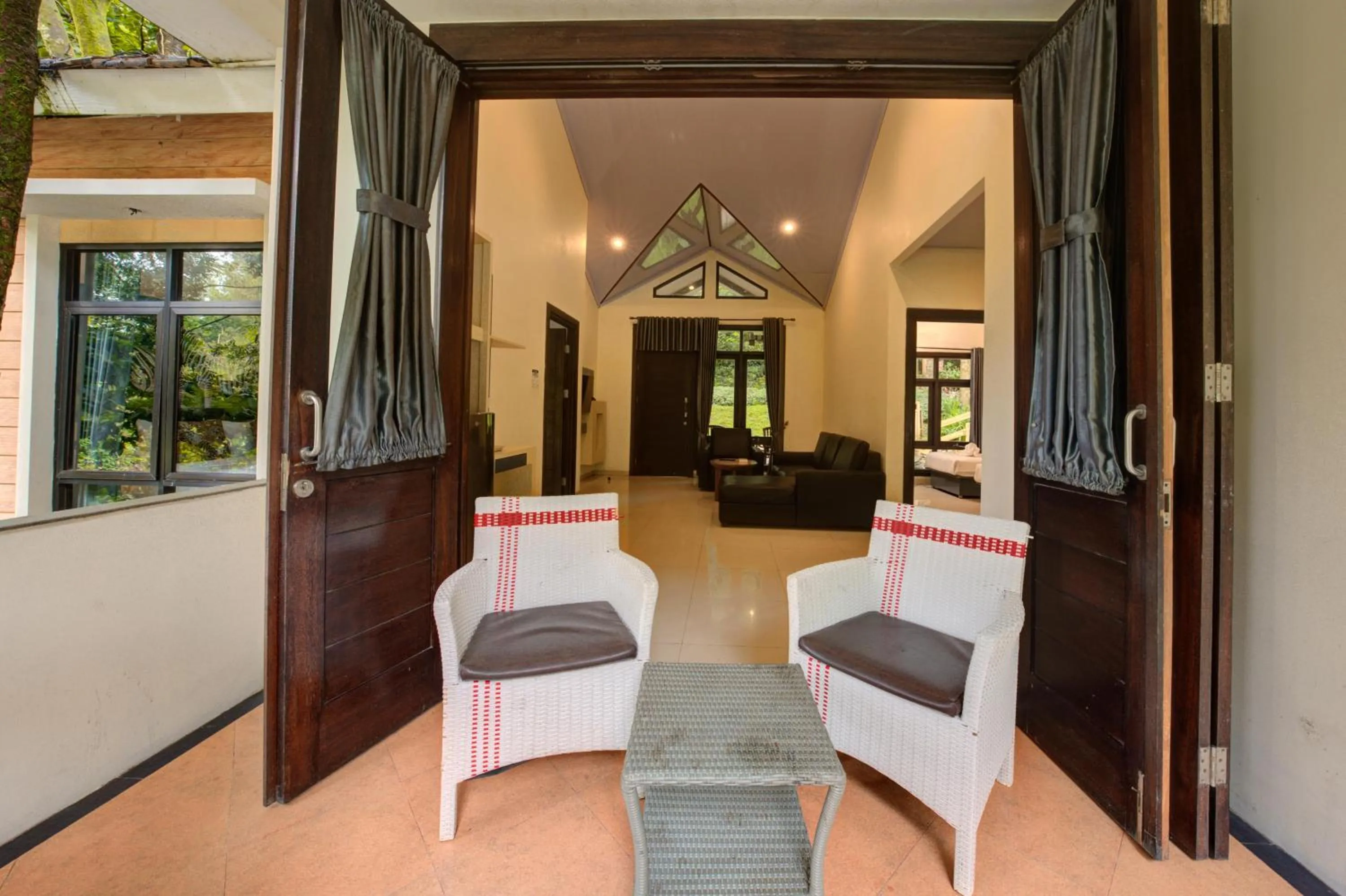 Seating area in Safari Resort