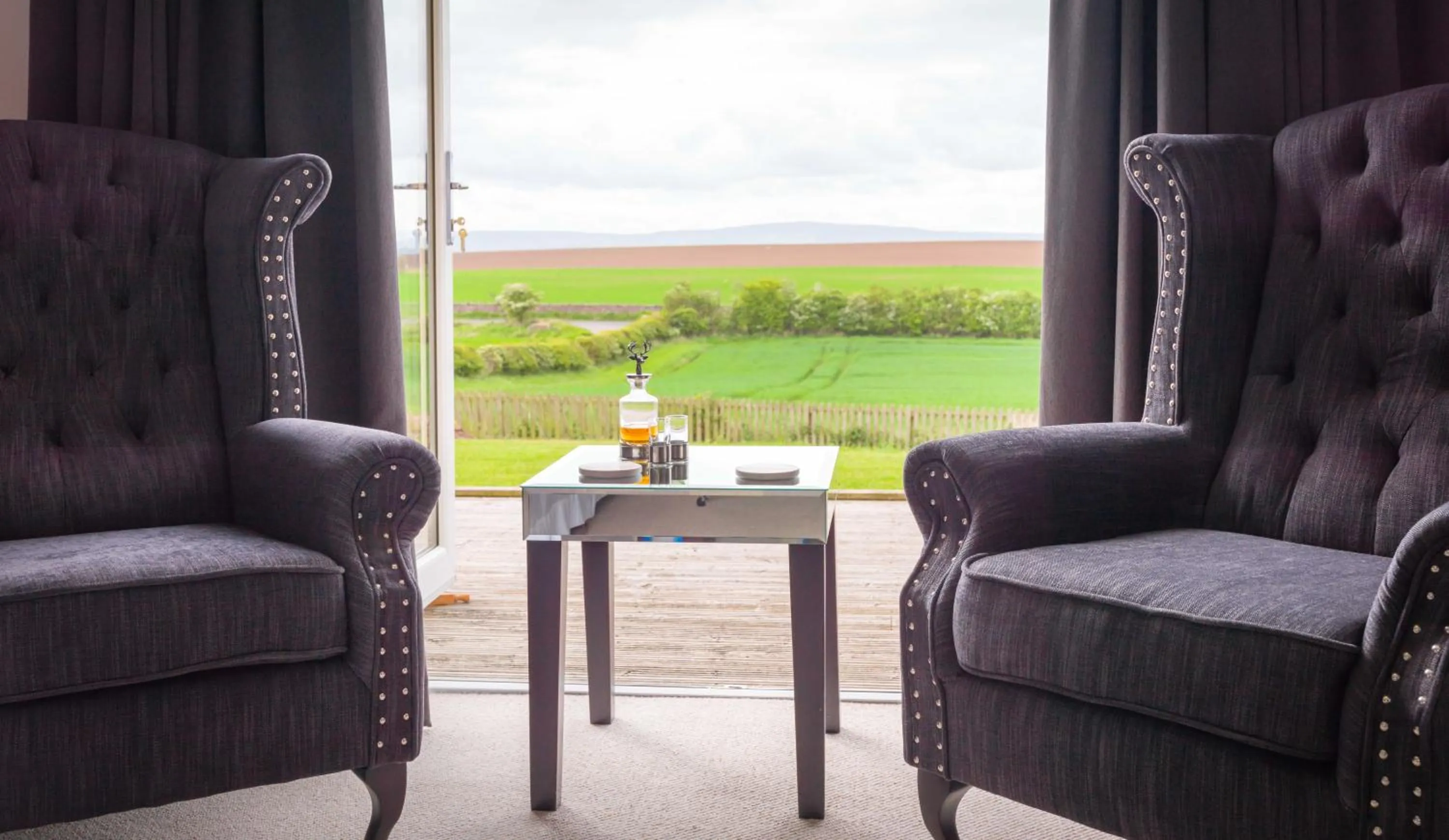 Seating area in Garleton Lodge