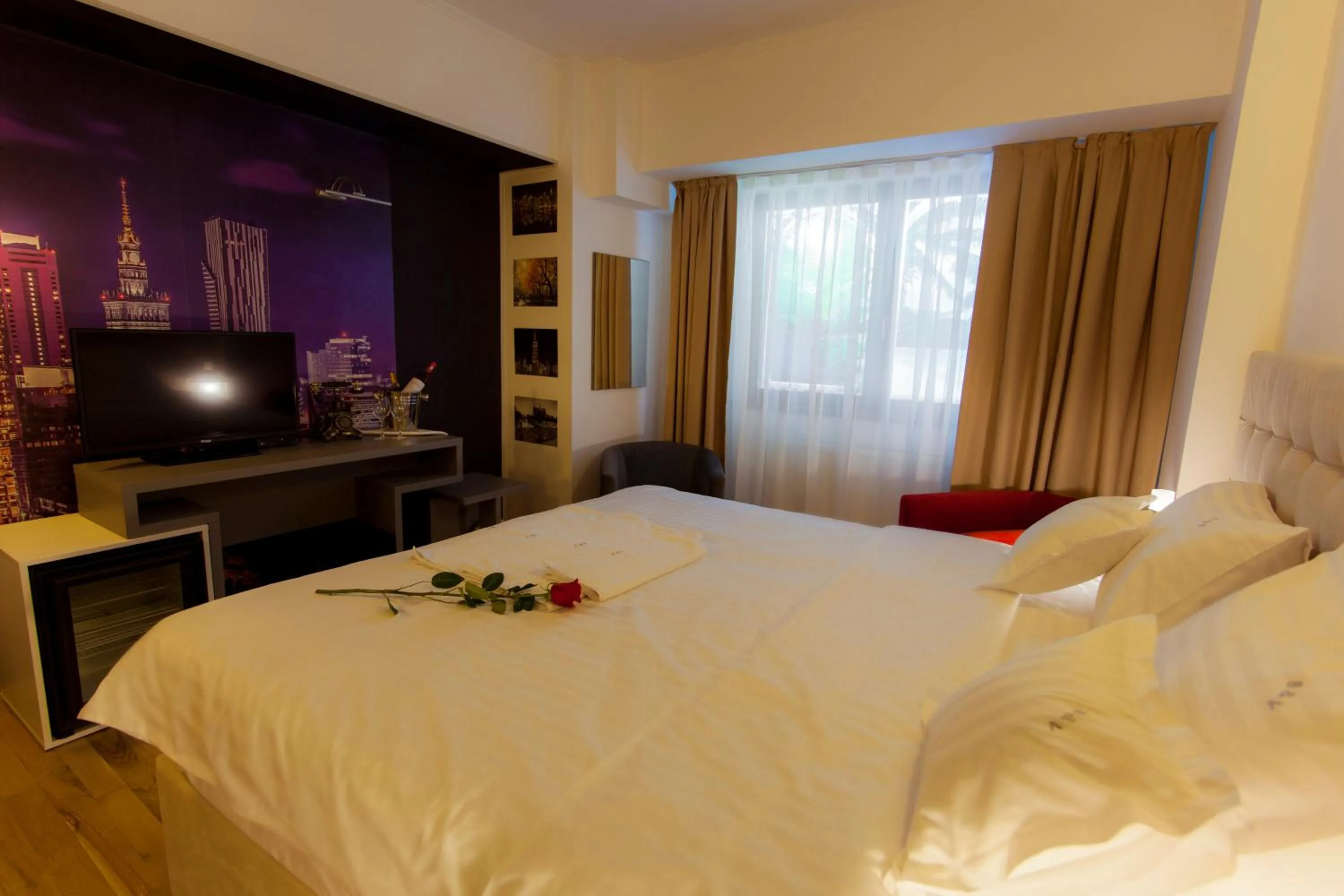 Decorative detail, Bed in Ambra Boutique Hotel & Bistro