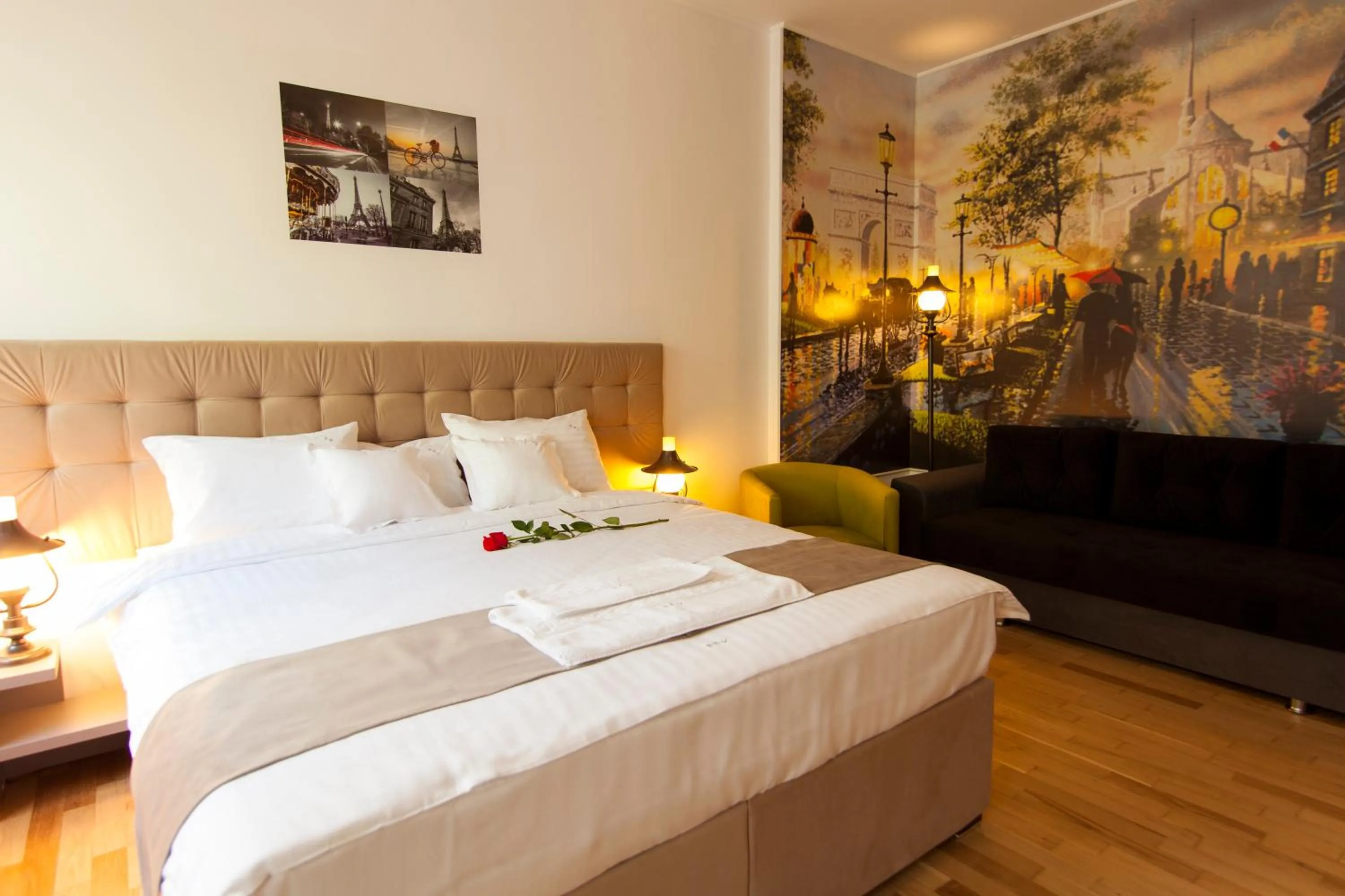 Bed in Ambra Boutique Hotel & Bistro