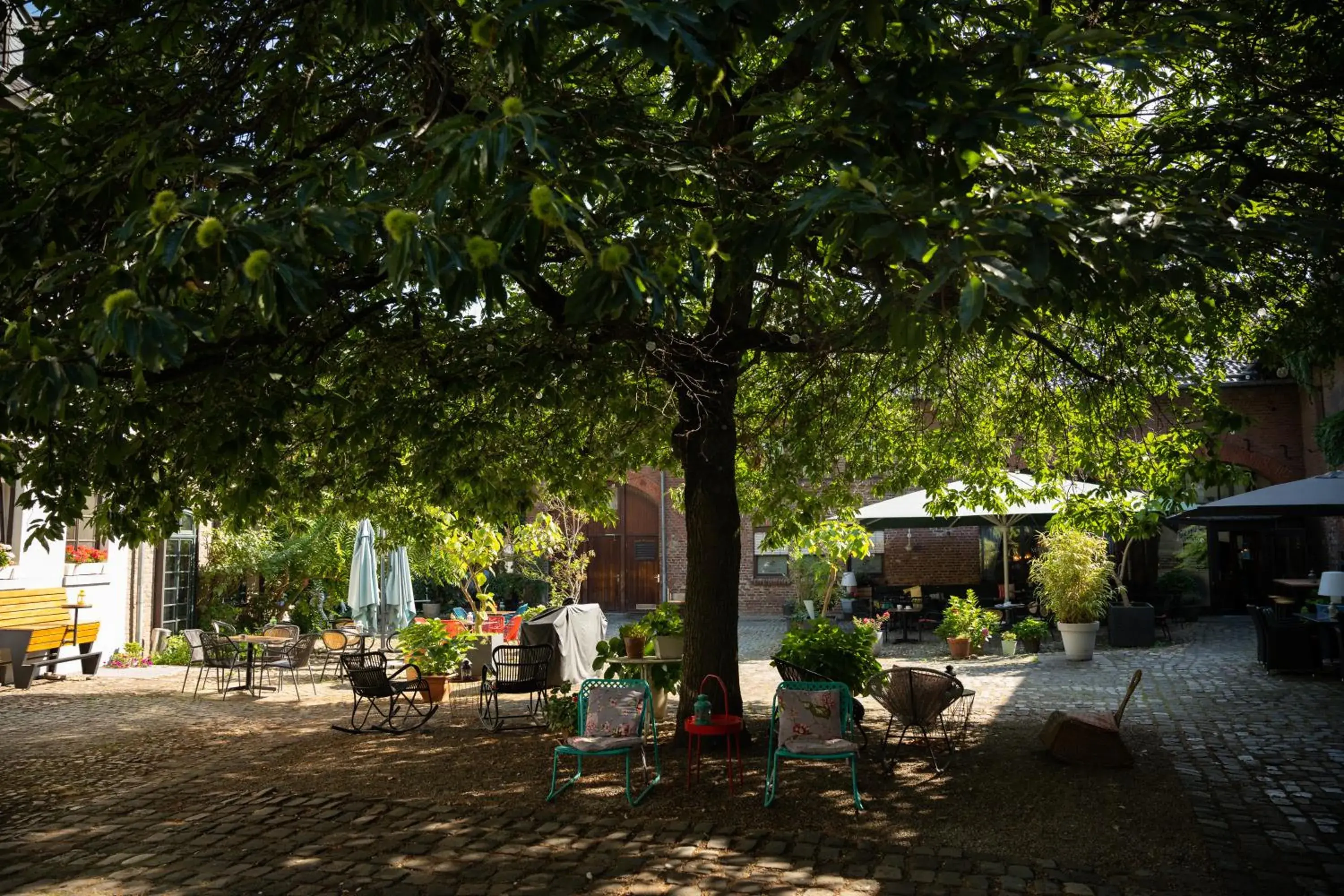 Inner courtyard view in Landhaus Danielshof Inner courtyard view in Landhaus Danielshof