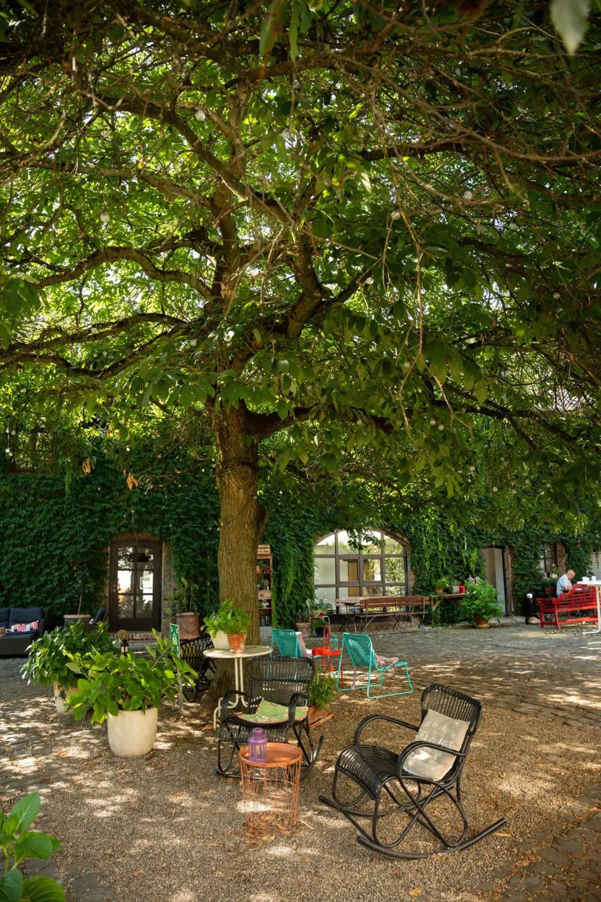 Inner courtyard view in Landhaus Danielshof Inner courtyard view in Landhaus Danielshof