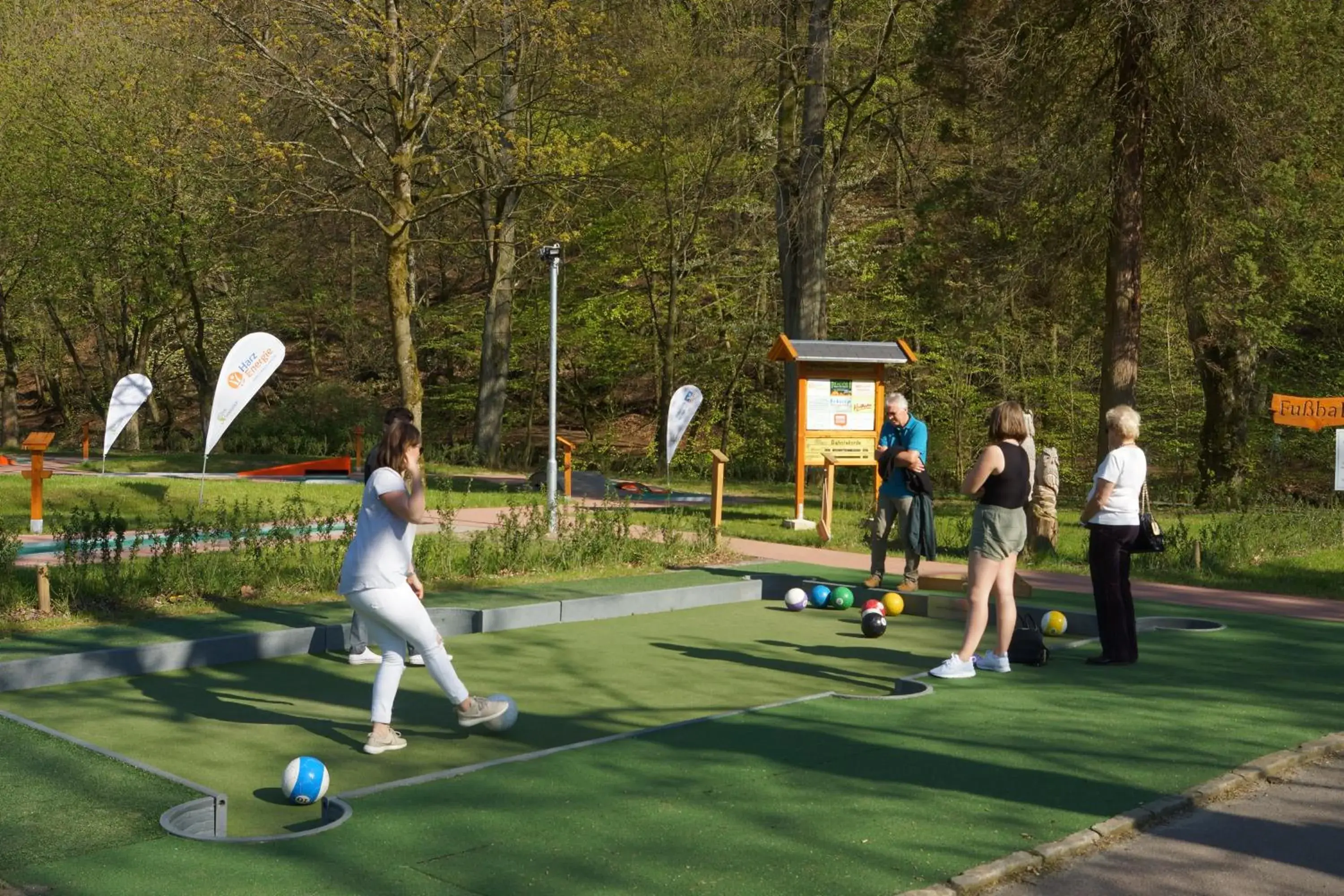 Minigolf in Hotel Riemann