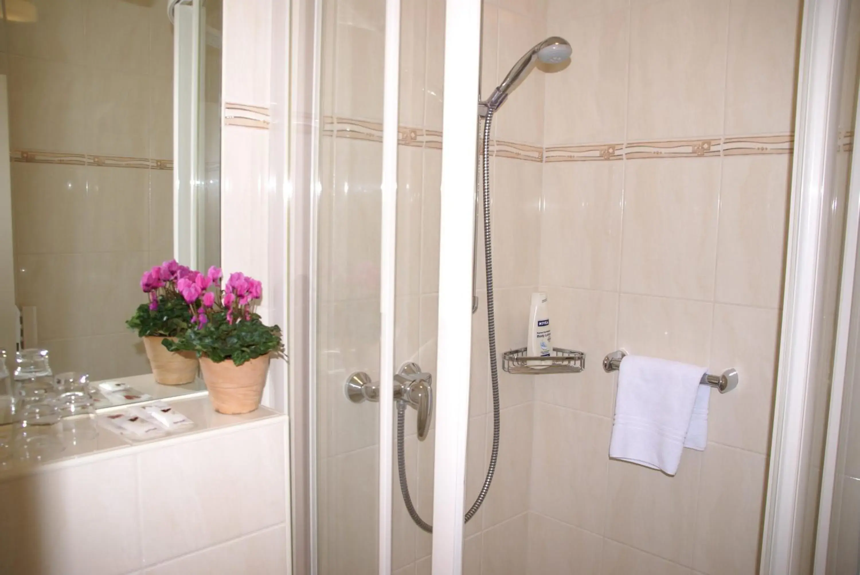 Shower, Bathroom in Hotel Riemann