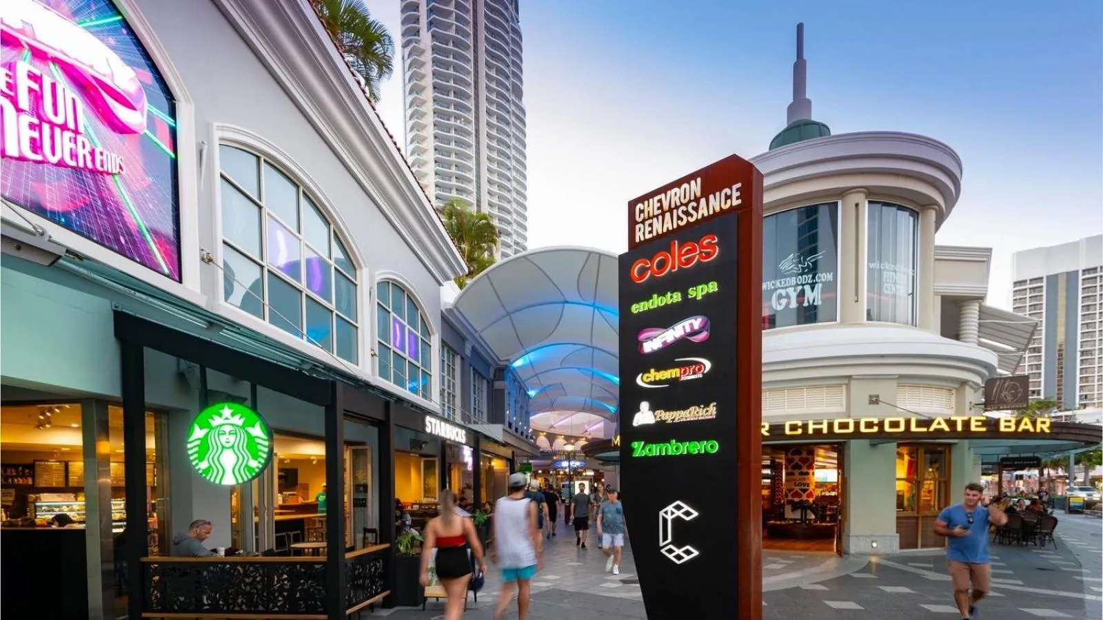 Restaurant/places to eat in Circle On Cavill Surfers Paradise Apartments-Holiday Paradise
