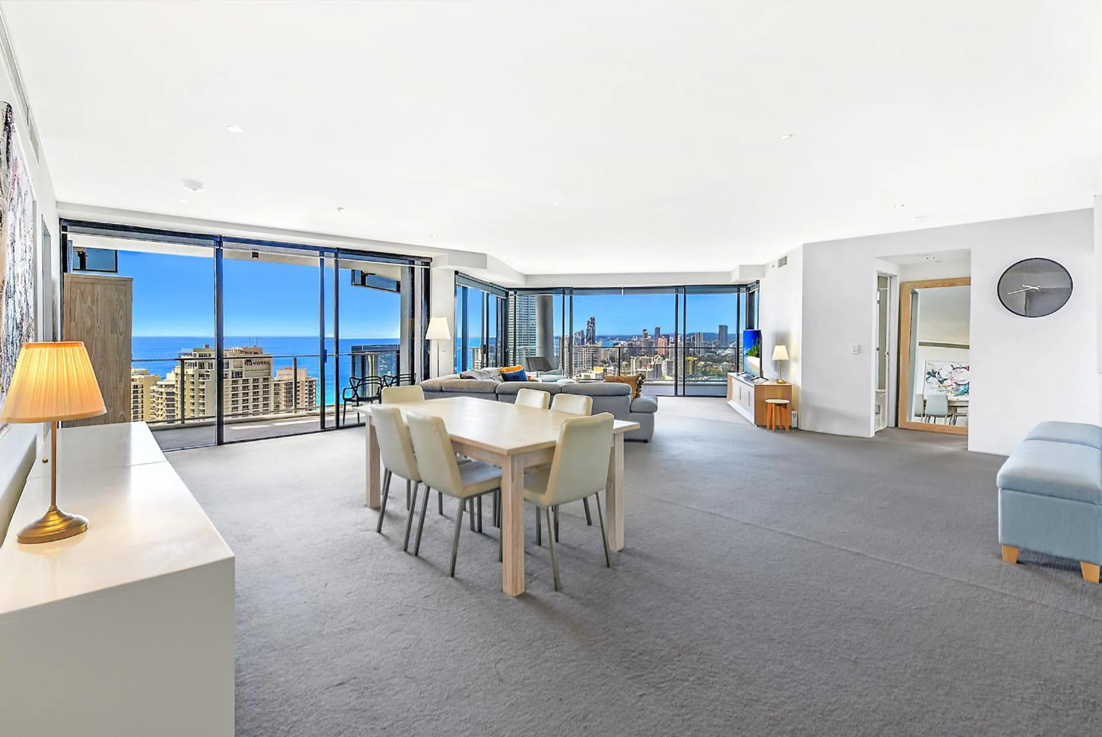 Living room in Circle On Cavill Surfers Paradise Apartments-Holiday Paradise