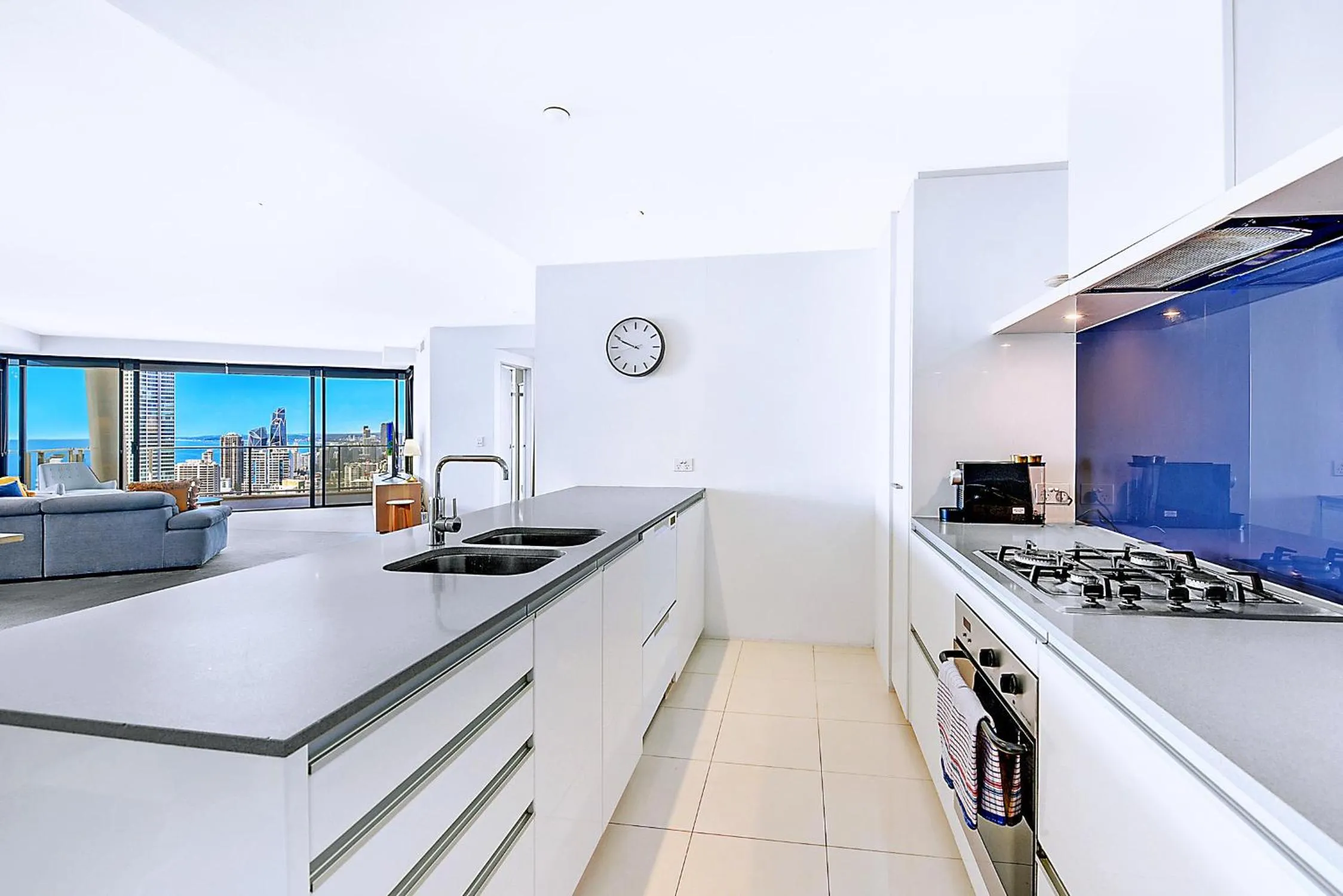 kitchen in Circle On Cavill Surfers Paradise Apartments-Holiday Paradise