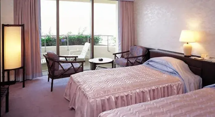 Standard Twin Room - High Floor in Ibusuki Iwasaki Hotel Standard Twin Room - High Floor in Ibusuki Iwasaki Hotel