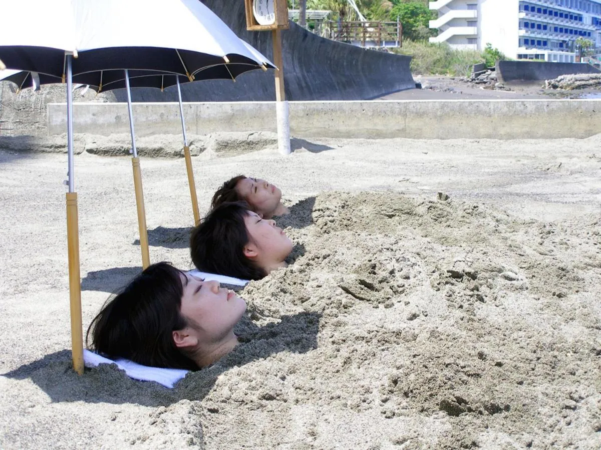 Hot Spring Bath in Ibusuki Iwasaki Hotel