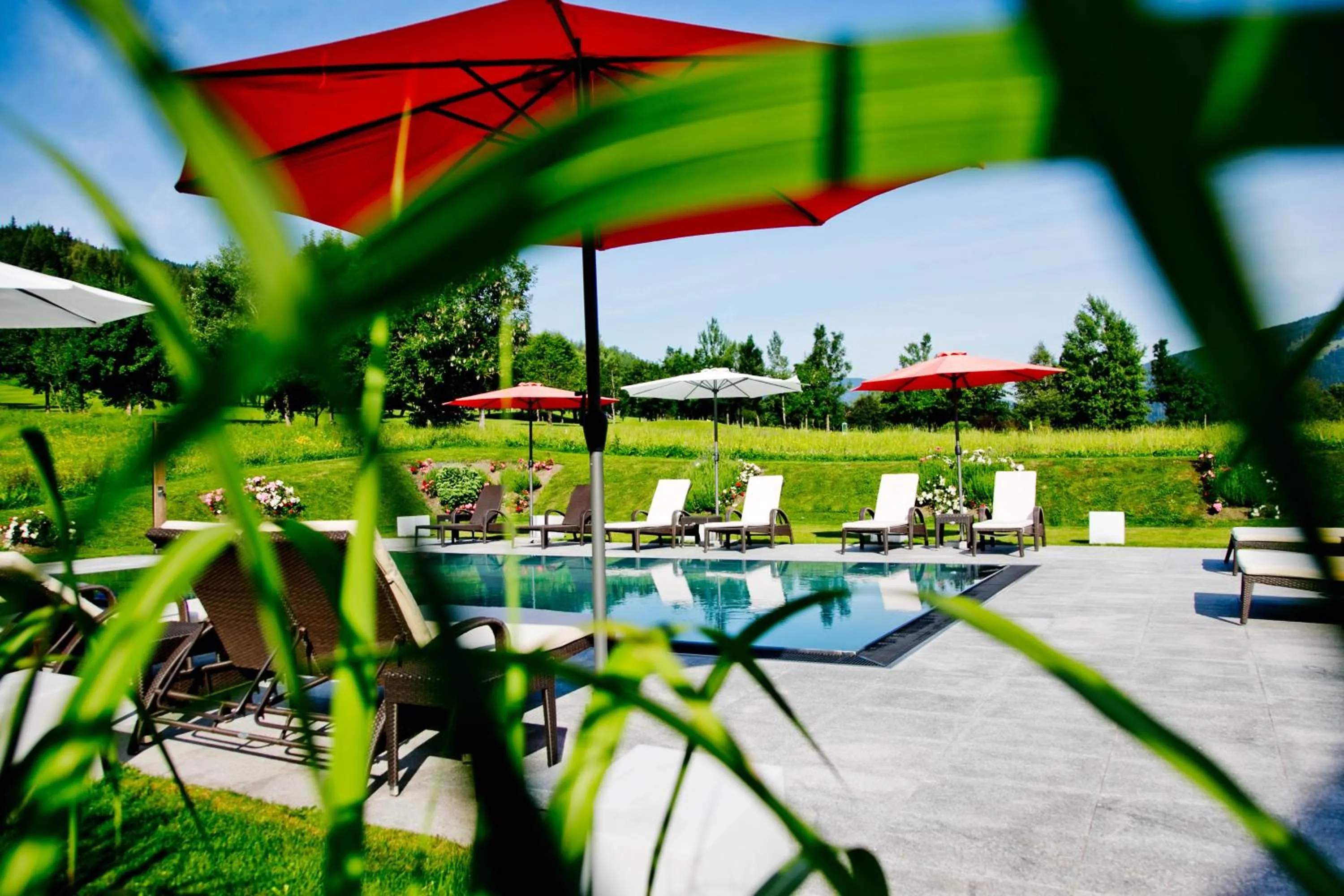 Patio in Tauernresidence Radstadt by ALPS RESORTS