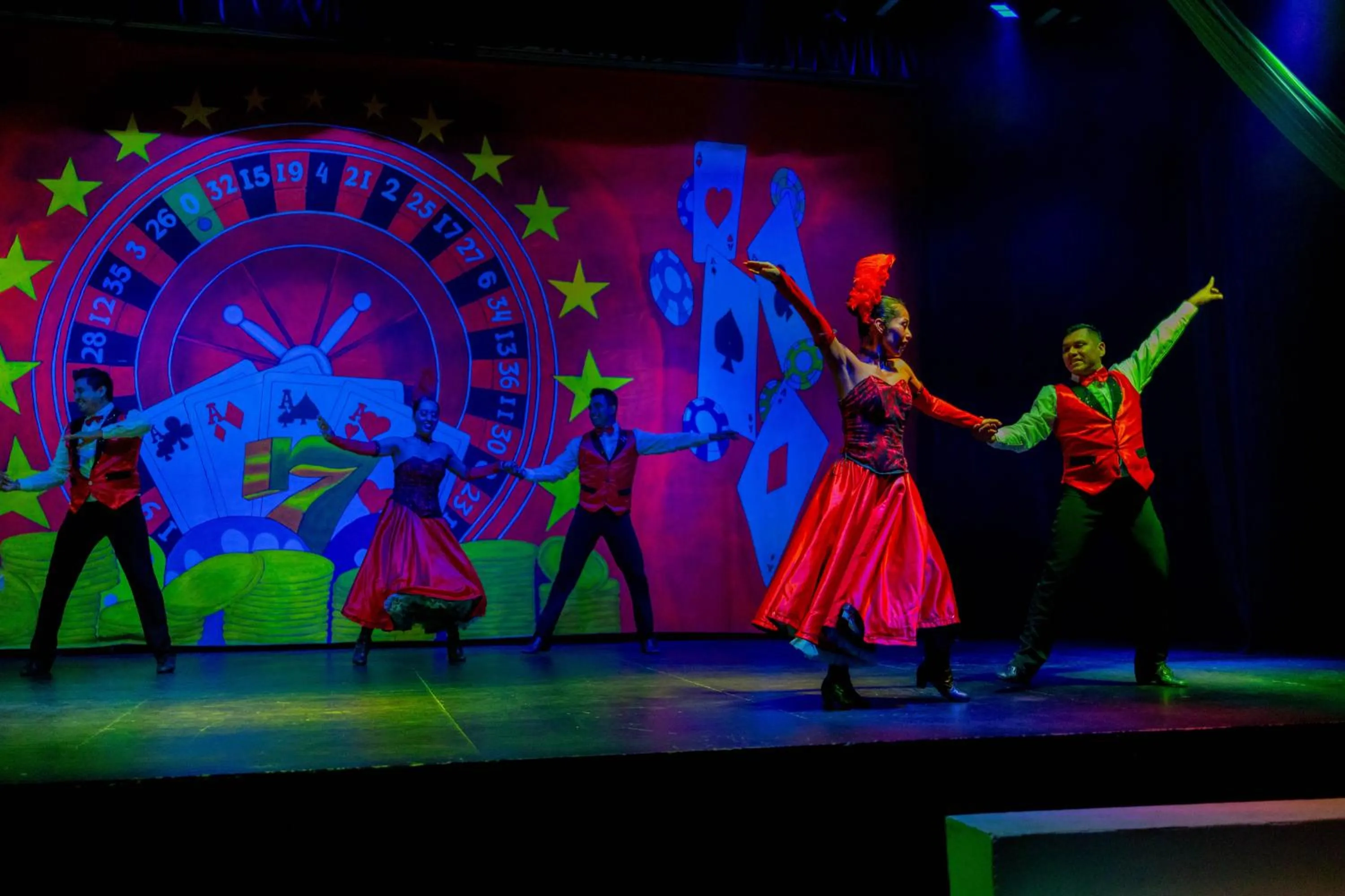 Evening entertainment in Tesoro Ixtapa All Inclusive