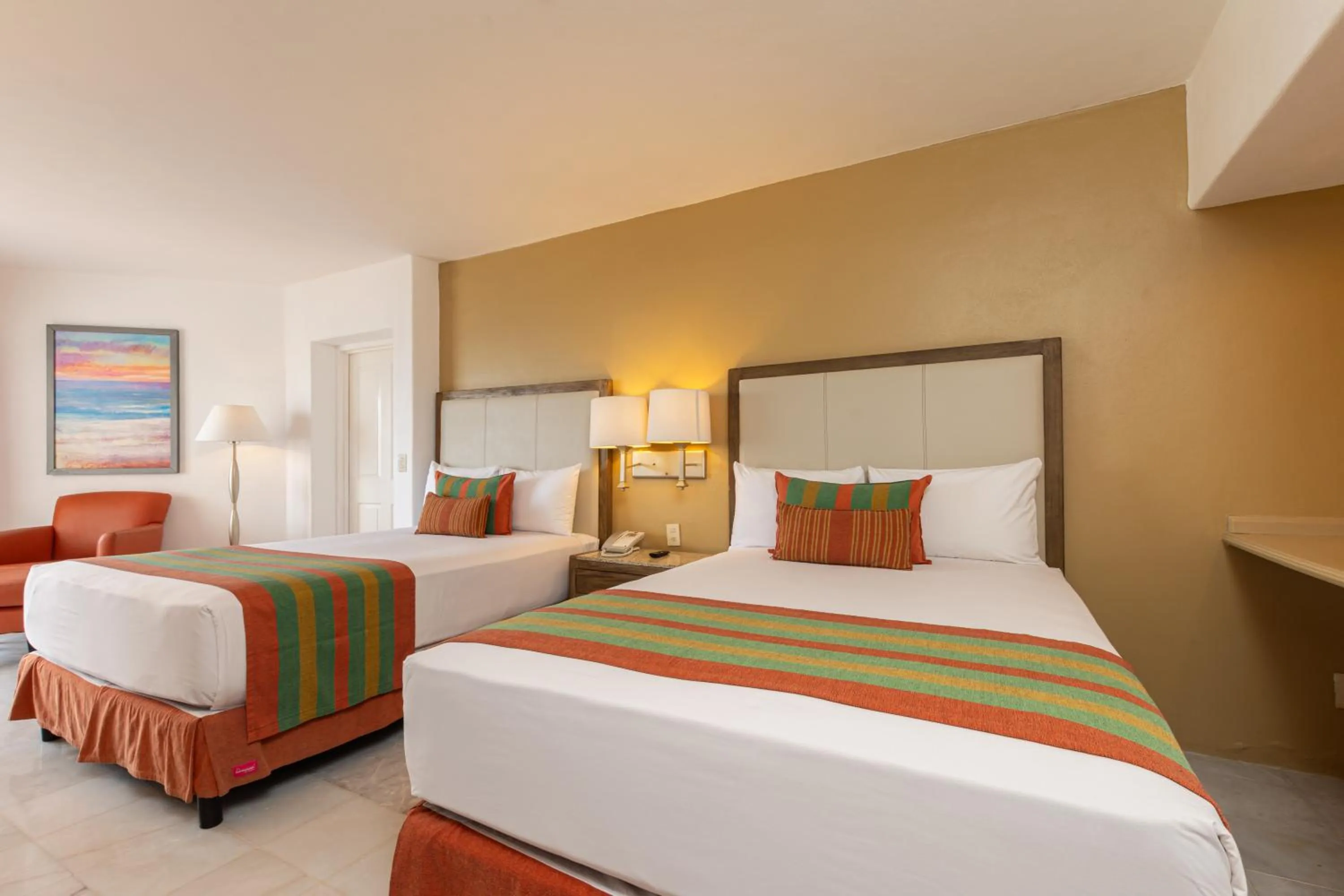 Photo of the whole room, Bed in Tesoro Ixtapa All Inclusive