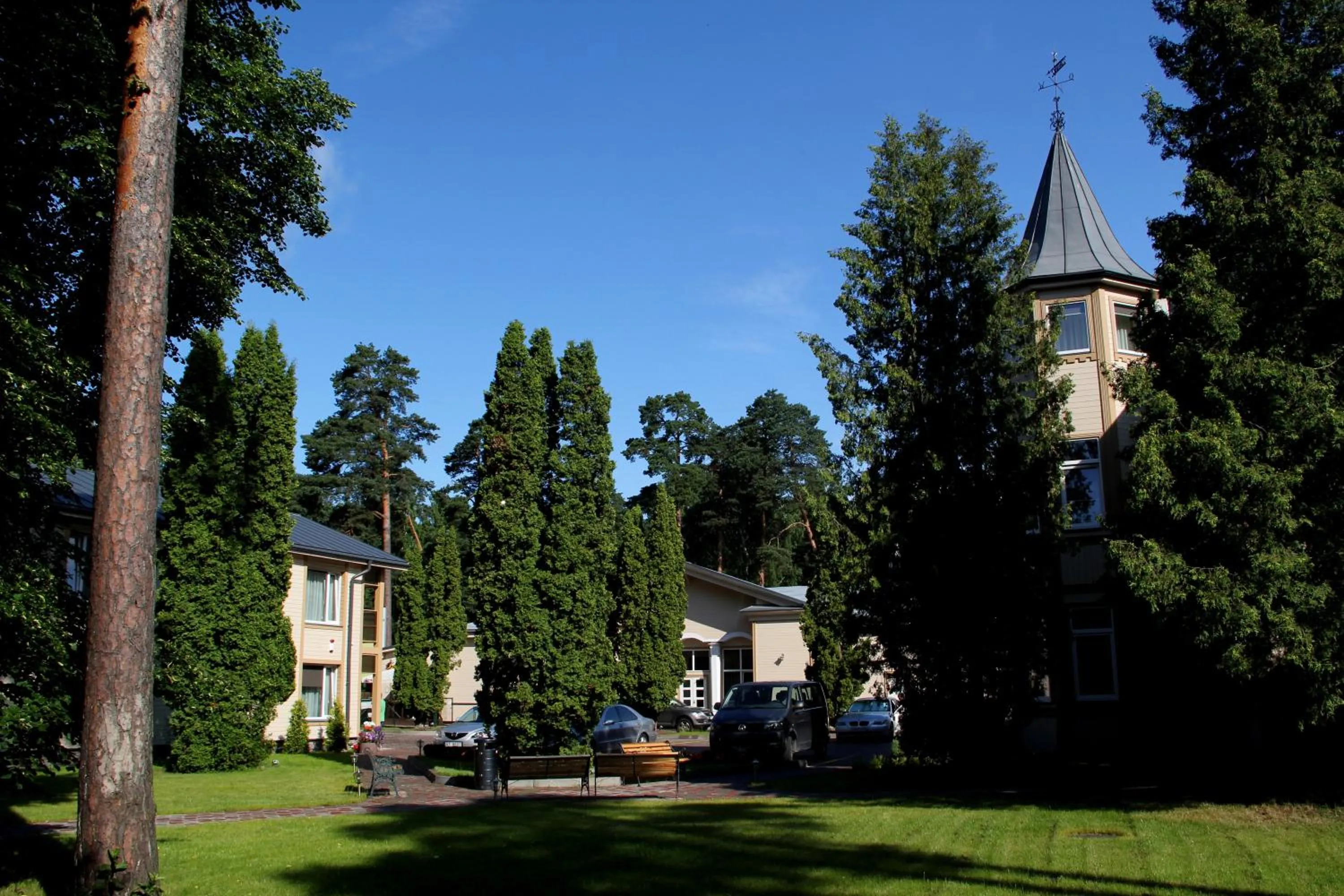 Garden in Dzintars Hotel