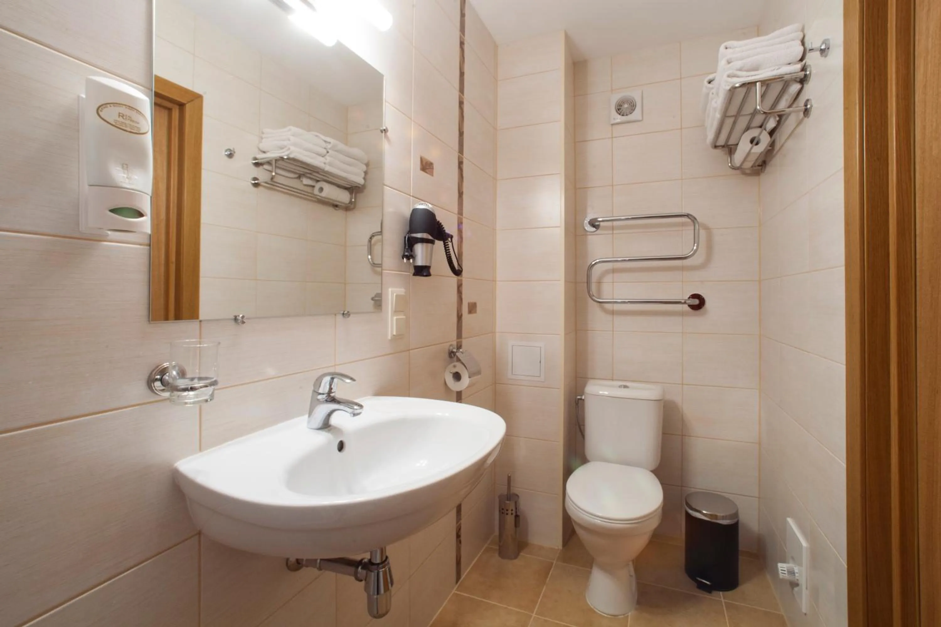 Toilet in Dzintars Hotel