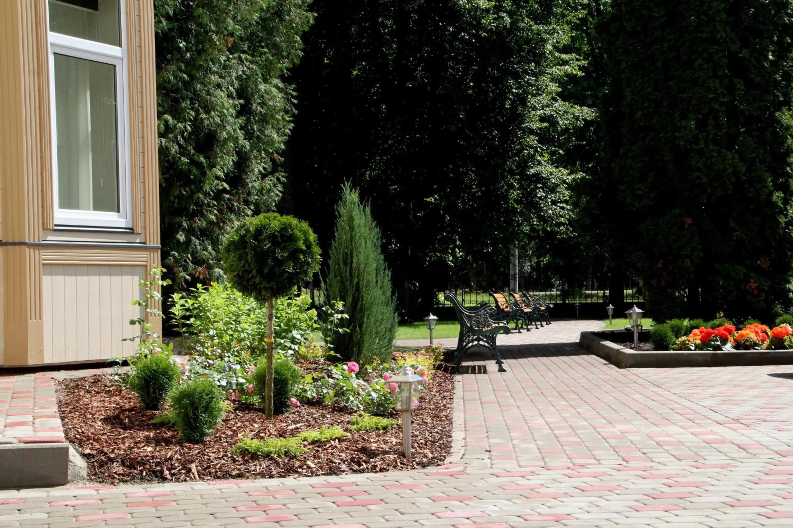 Garden in Dzintars Hotel